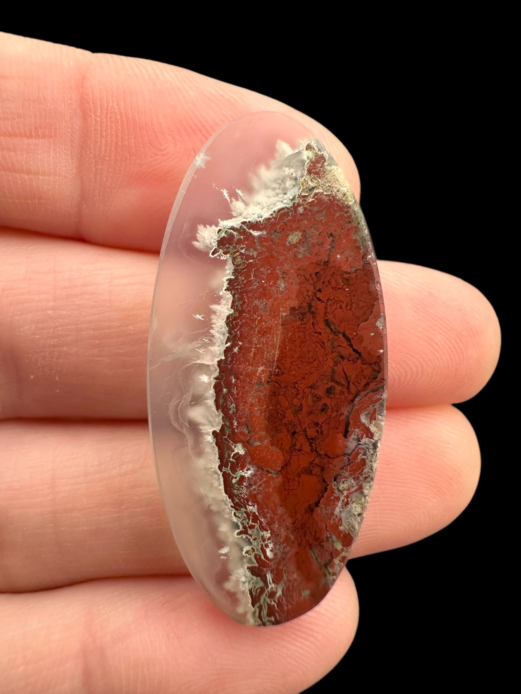 Moos agate cabochon – West Java, Indonesia - MECH72