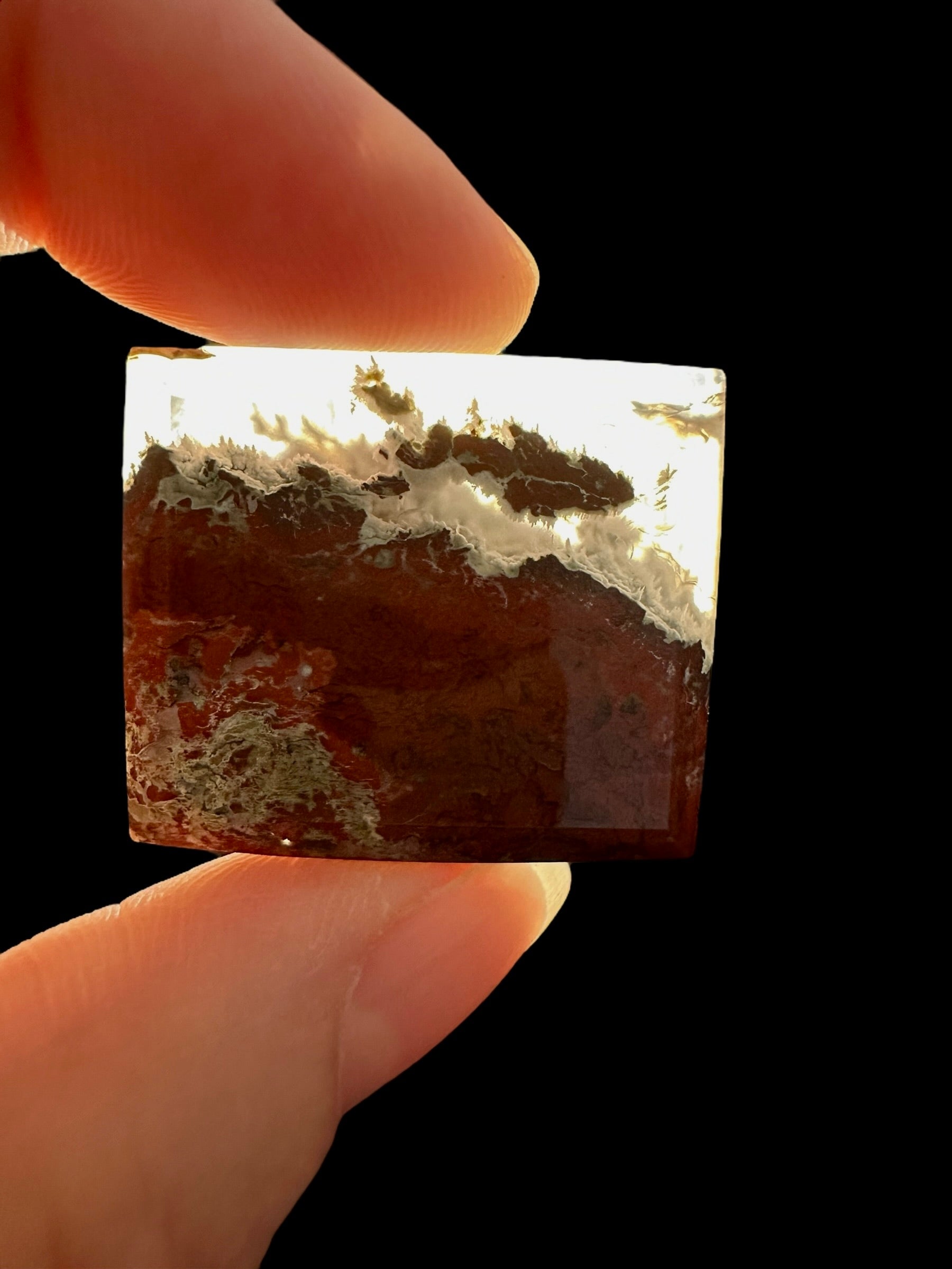 Moos agate cabochon – West Java, Indonesia - MECH75