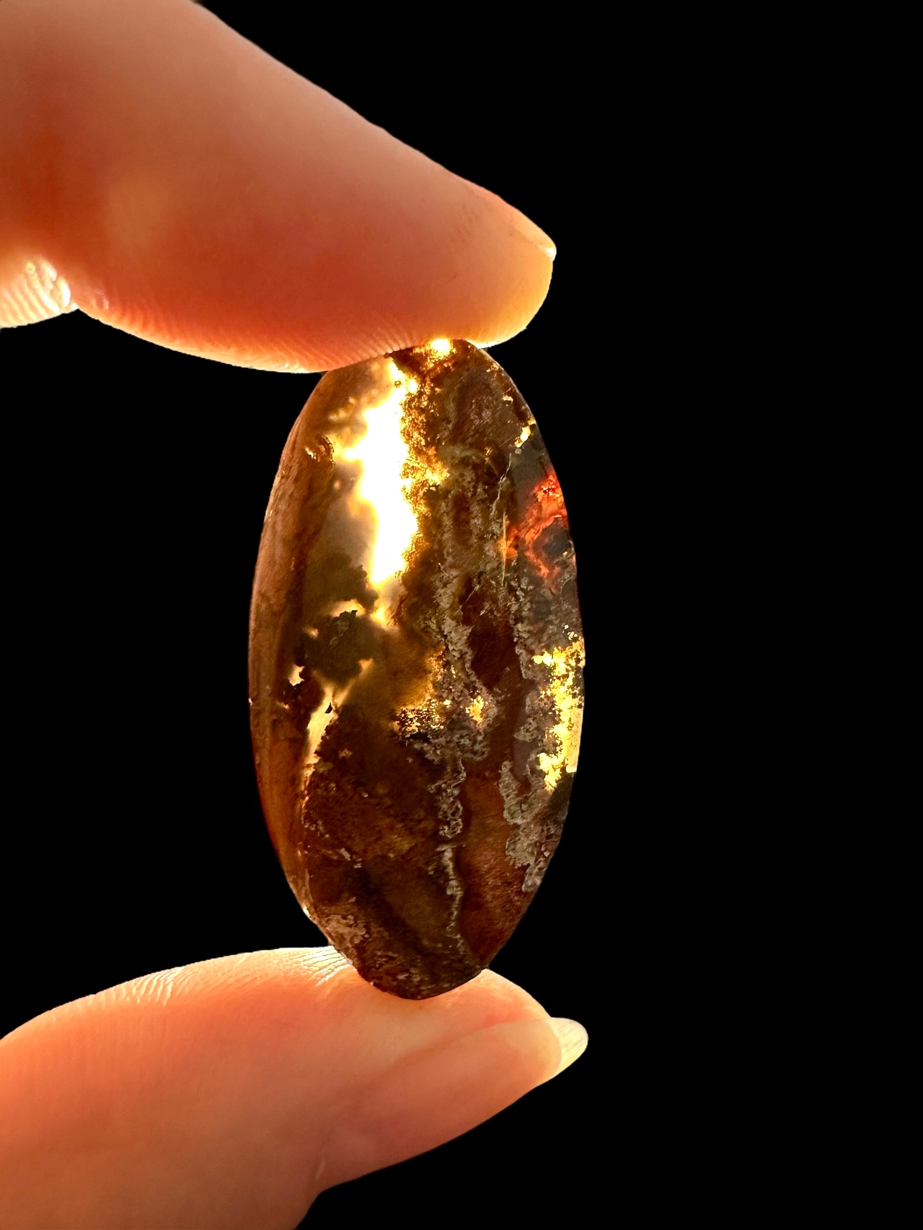 Moos agate cabochon – West Java, Indonesia - MECH77