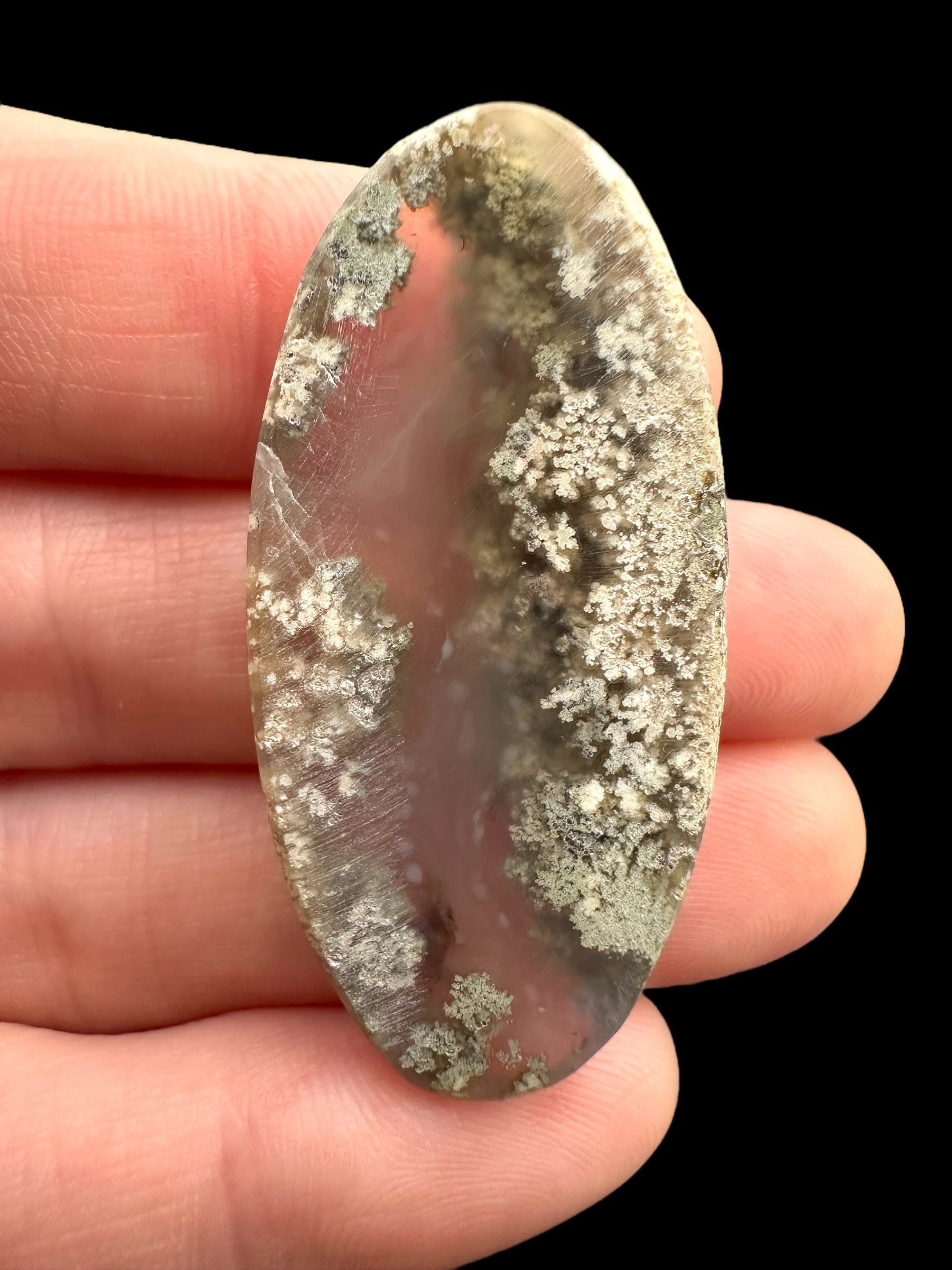 Moos agate cabochon – West Java, Indonesia - MECH78