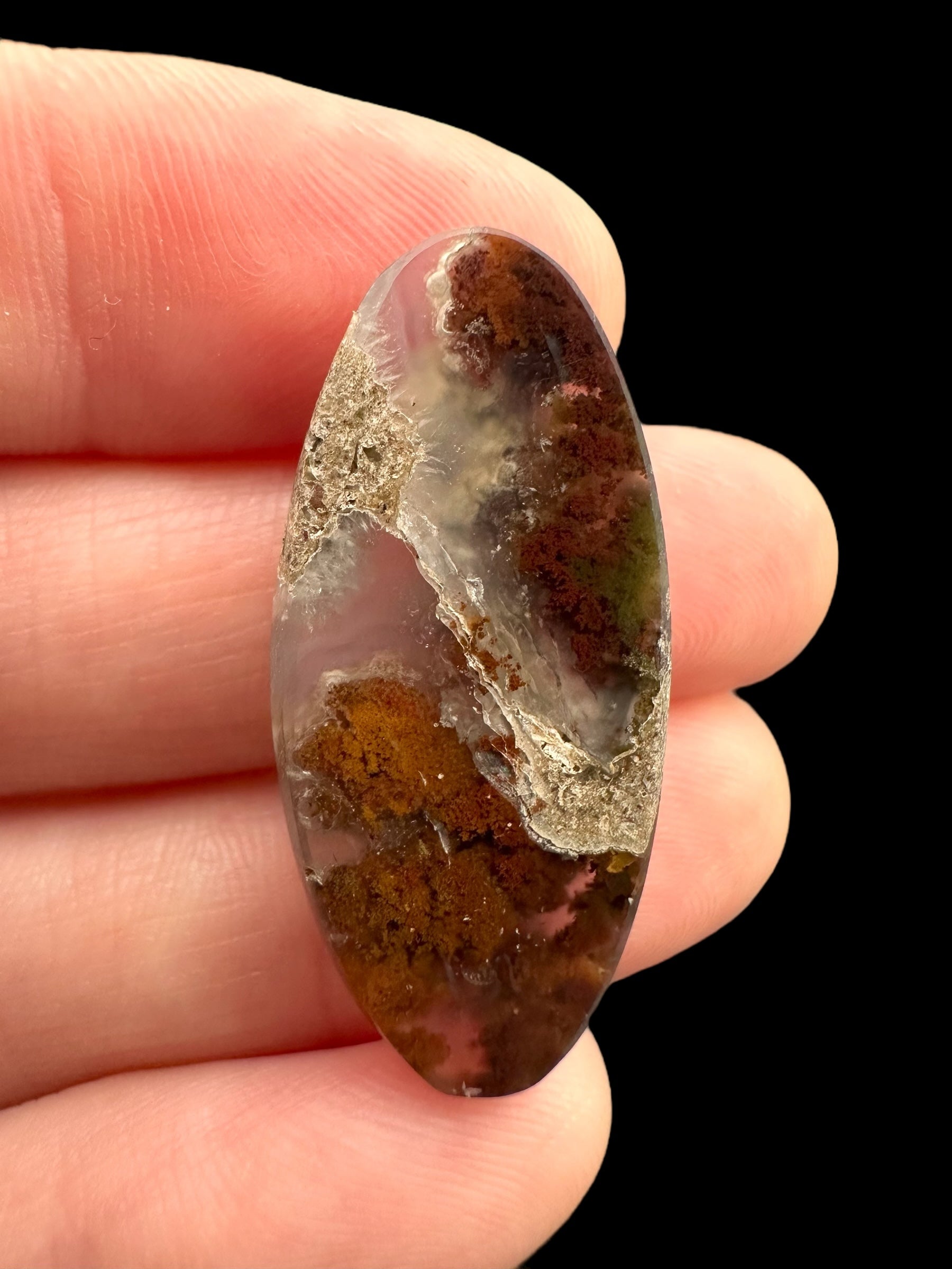 Moos agate cabochon – West Java, Indonesia - MECH79