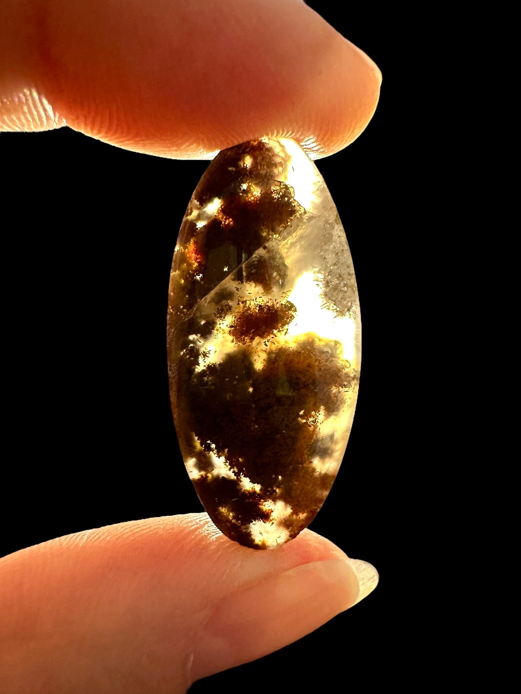 Moos agate cabochon – West Java, Indonesia - MECH79