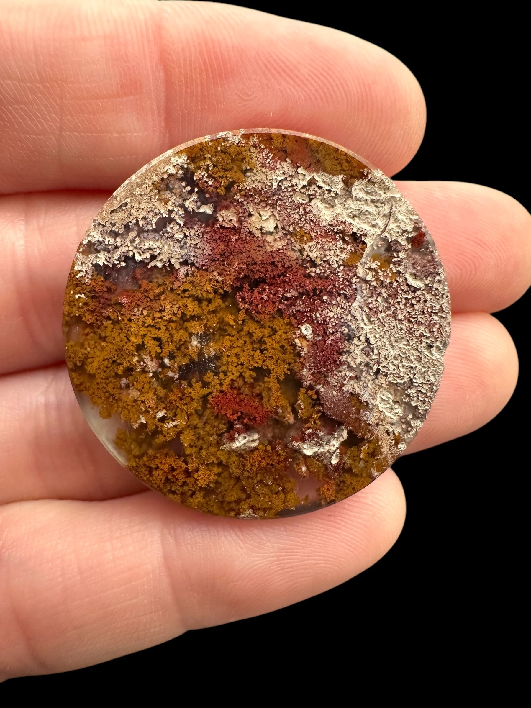 Moos agate cabochon – West Java, Indonesia - MECH81