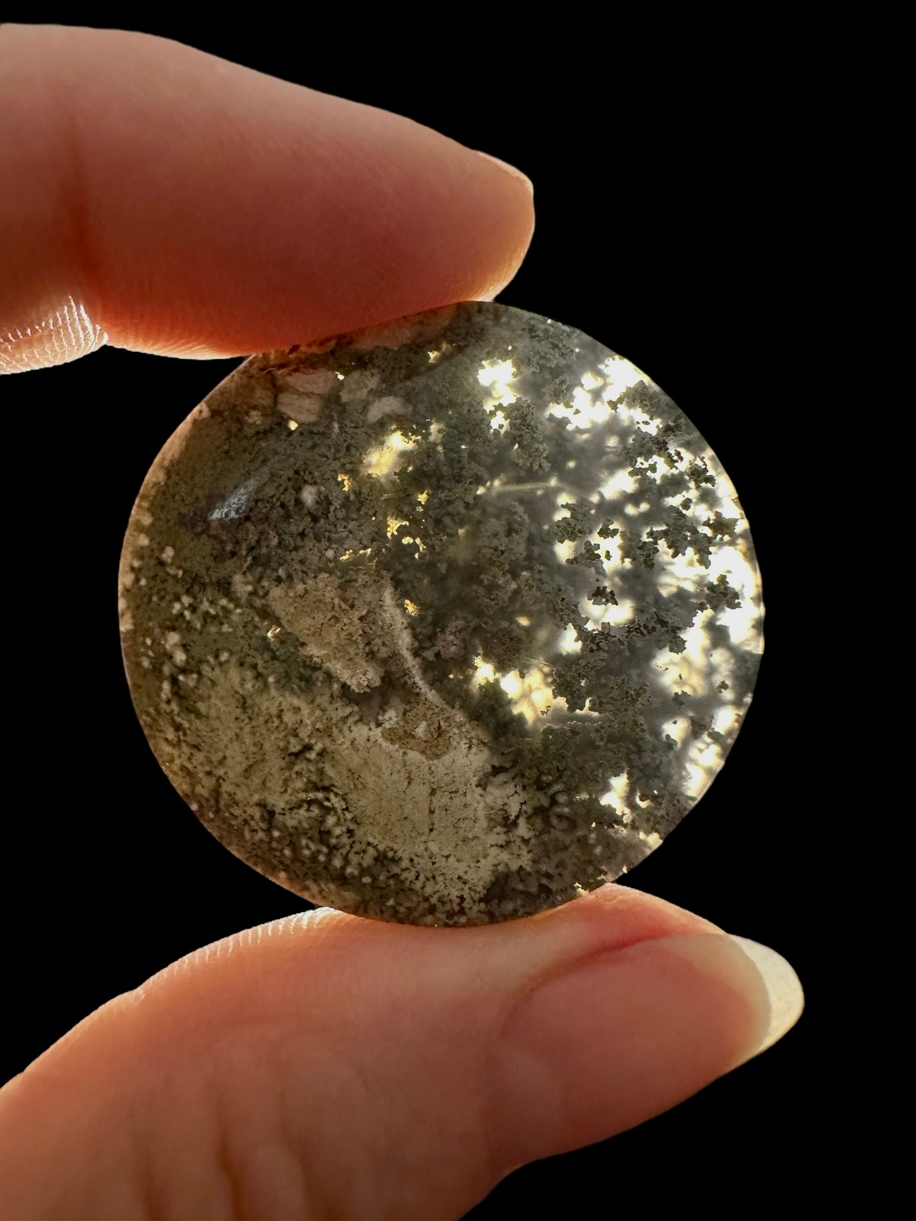 Moos agate cabochon – West Java, Indonesia - MECH85