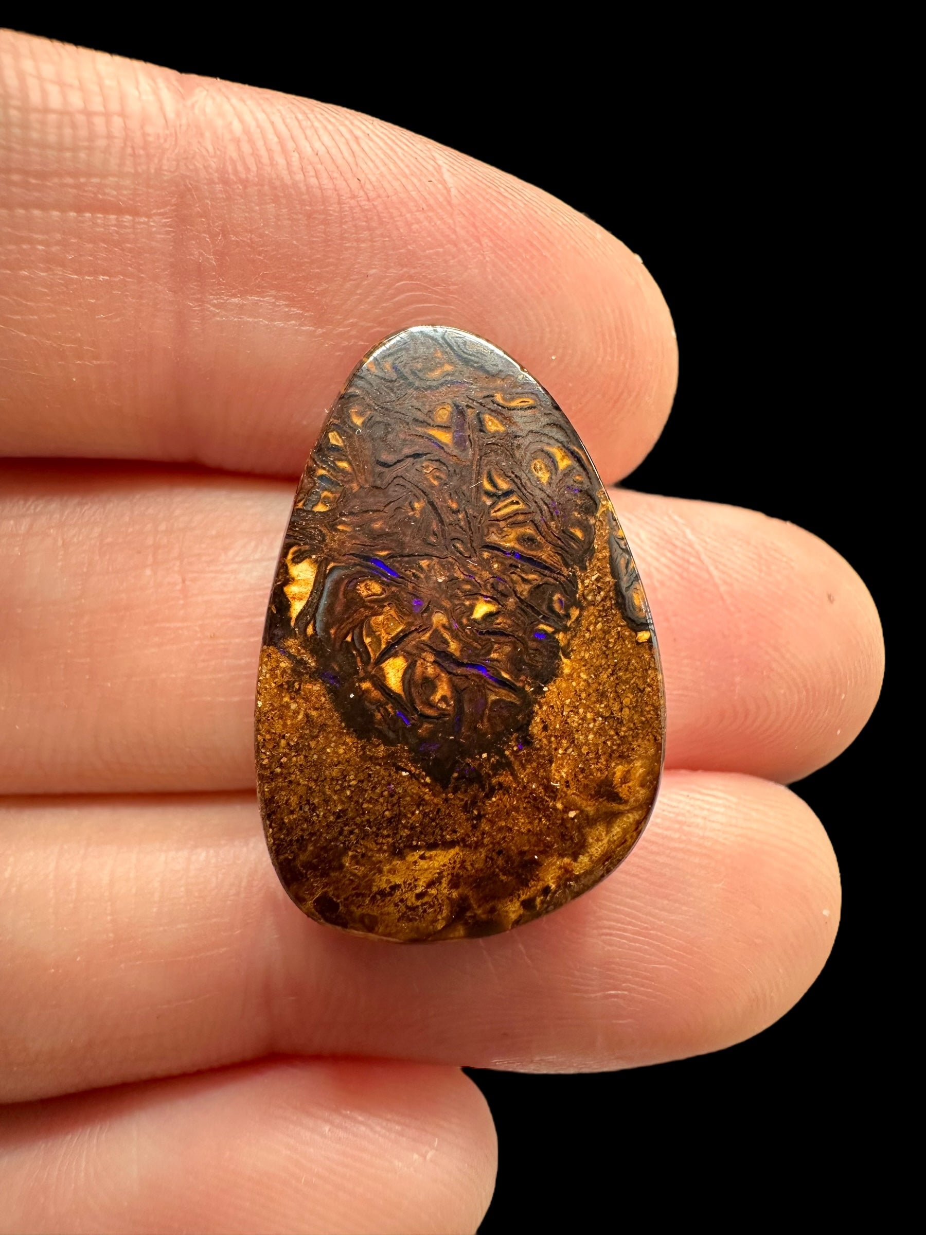Boulder opal 18,65ct – Cabochon – Koroit, Queensland, Australia - BO021