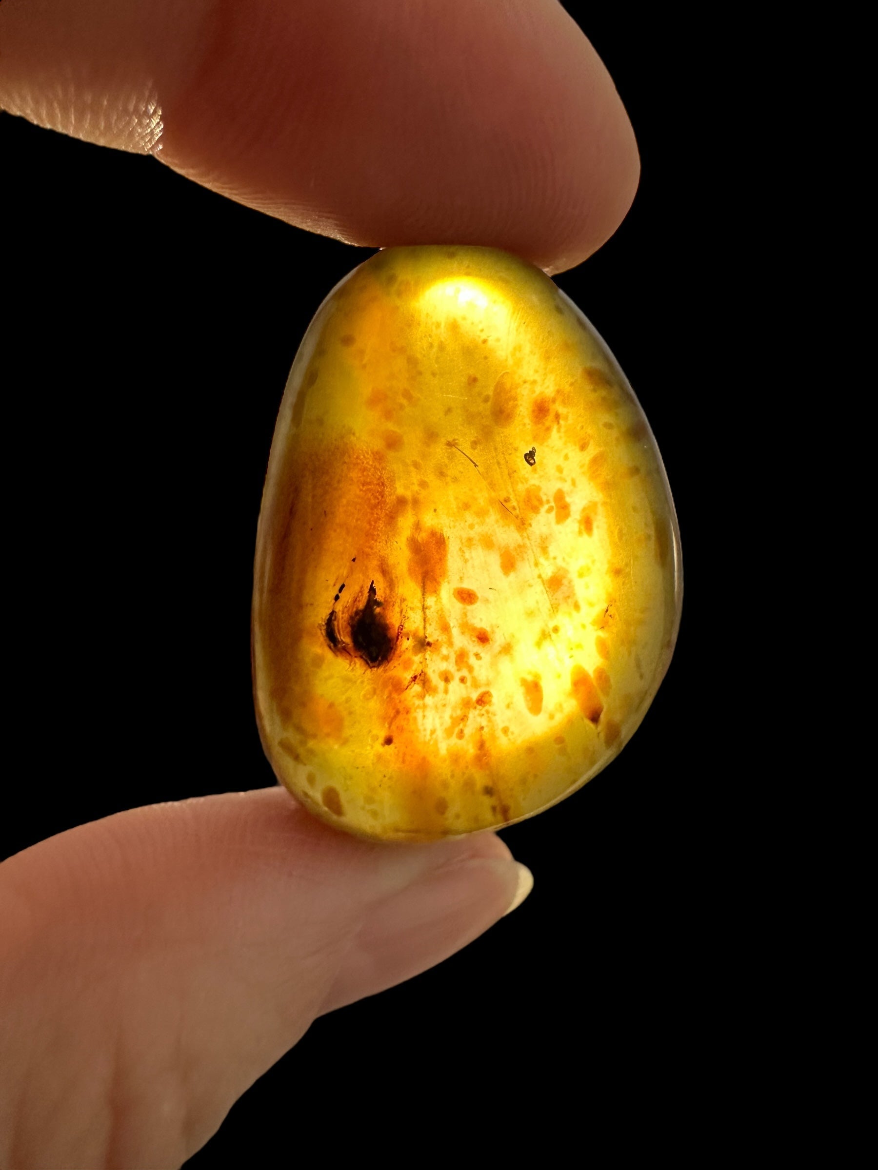 Tumbled amber – Sumatra, Indonesia - JN252