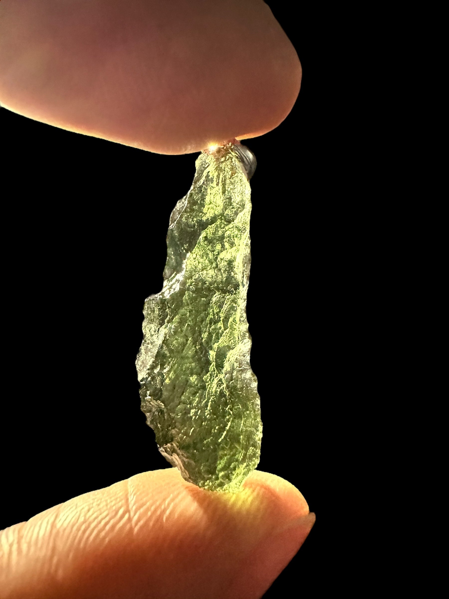 Silver moldavite pendant 2,2g - SP/V332