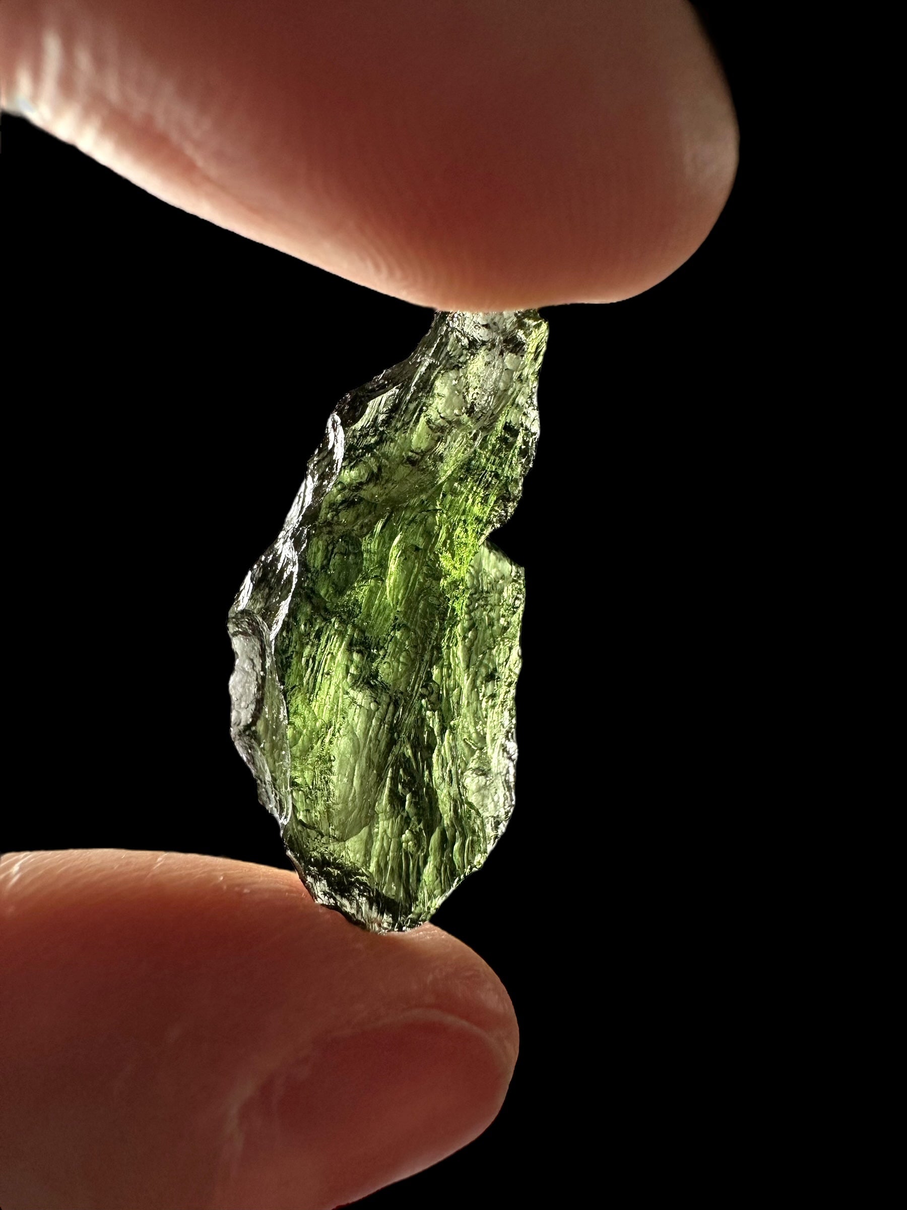 Moldavite – Chlum nad Malsi – 2,6g - V2358