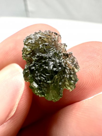 Moldavite Grezza – Maly Chlum – 2,5g - V302