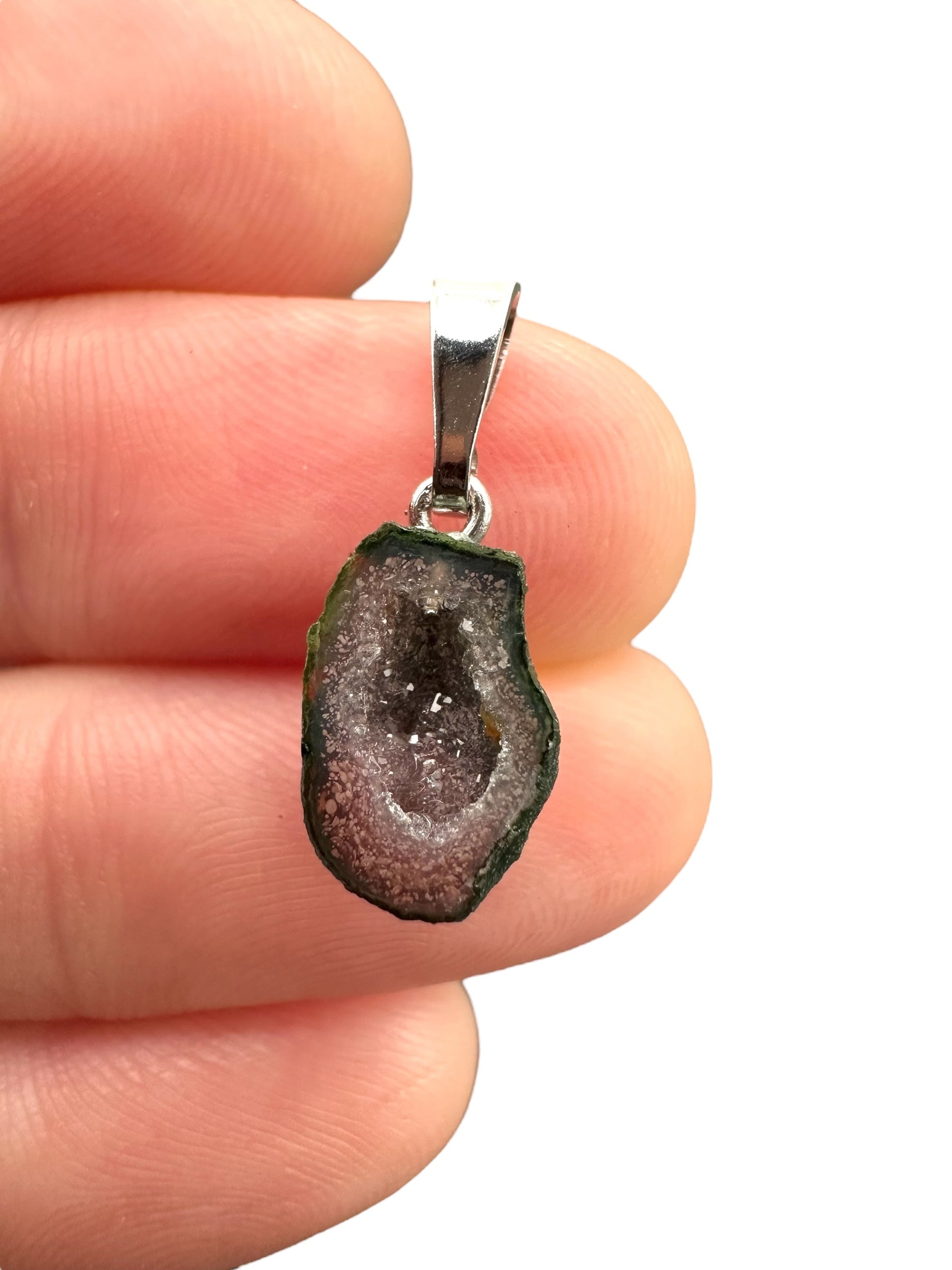 Pendant from Tabasco Agate Geode