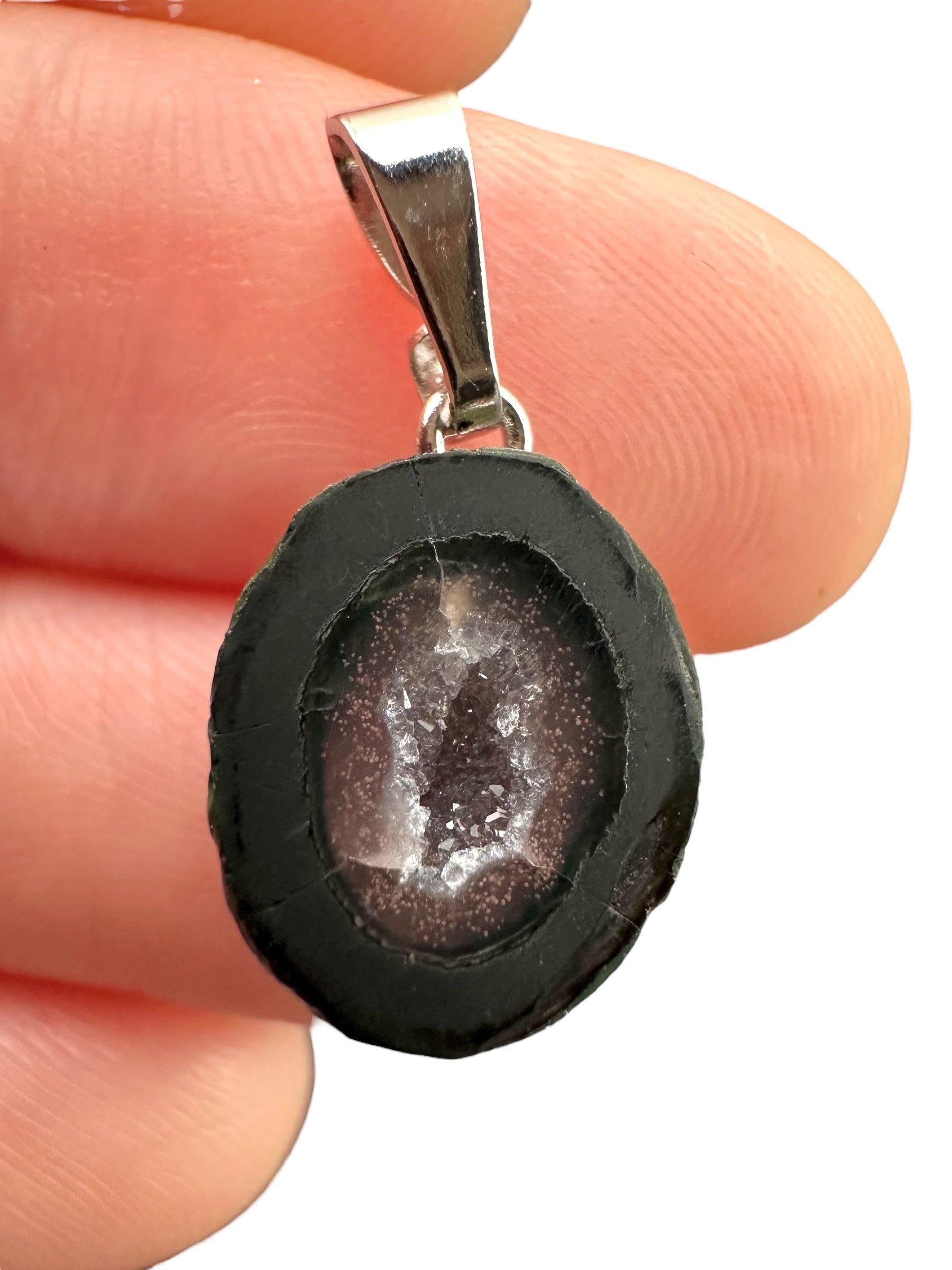 Pendant from Tabasco Agate Geode