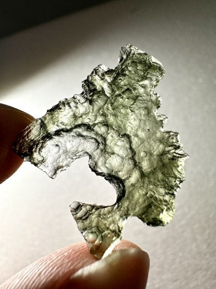 Moldavite Grezza – Maly Chlum – 1,4g - V310