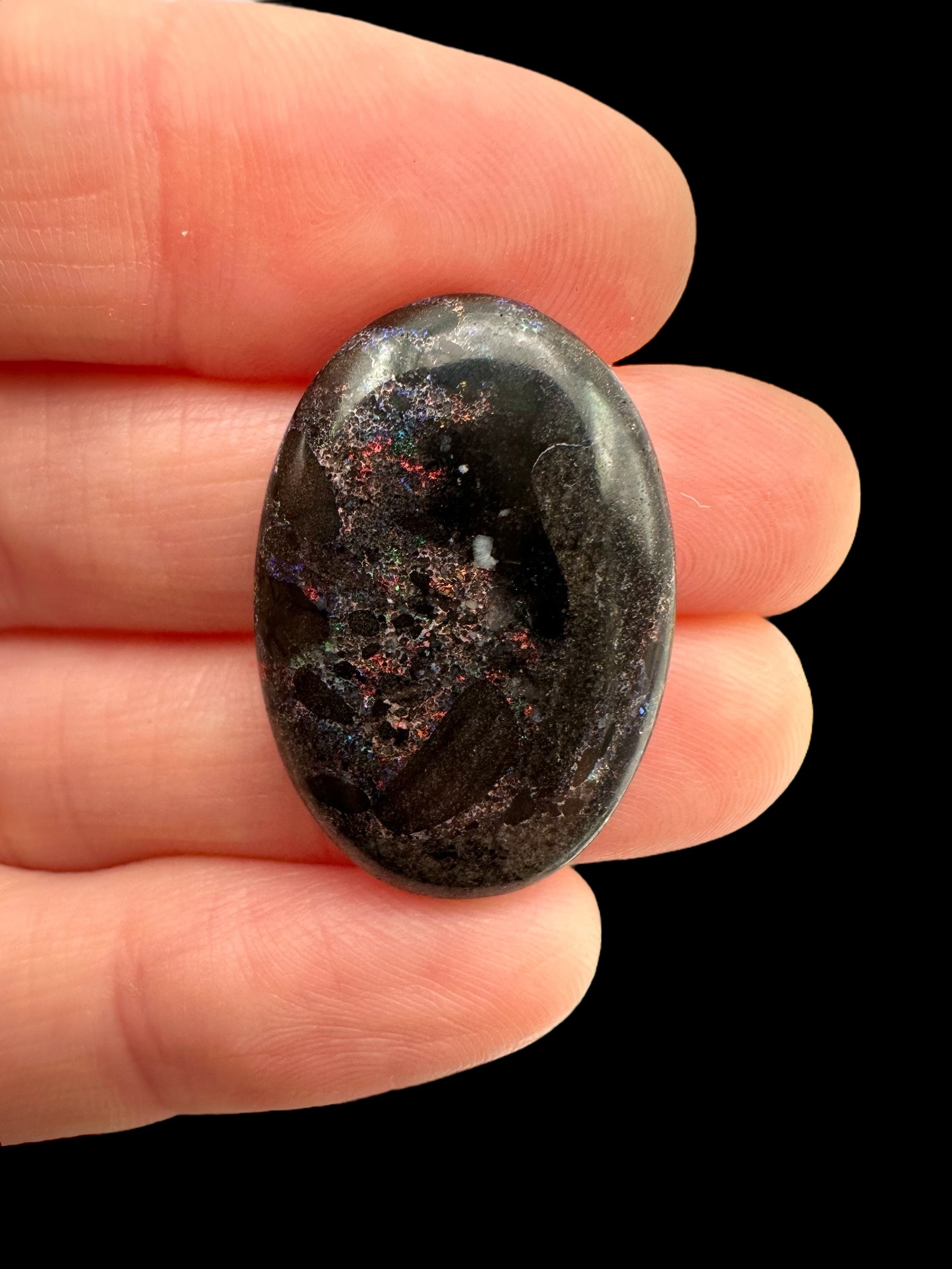 Australian opal 15,5ct – Cabochon – Andamooka, Australia - AO058