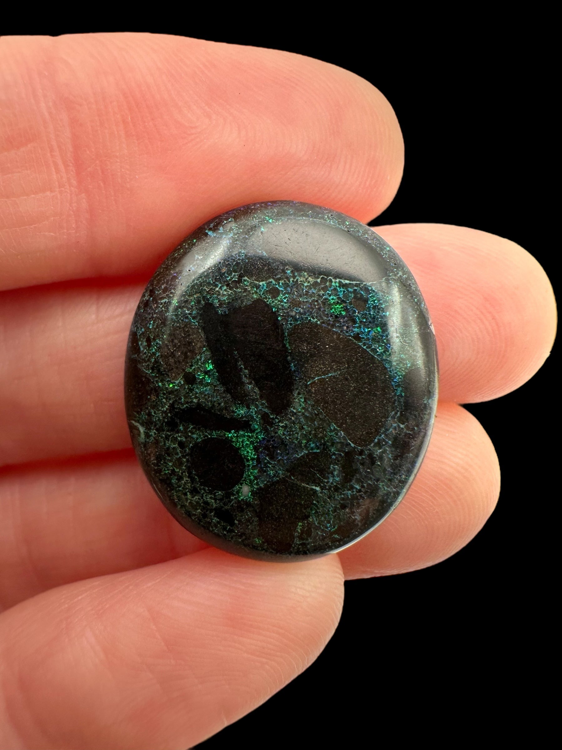 Australian opal 13,9ct – Cabochon – Andamooka, Australia