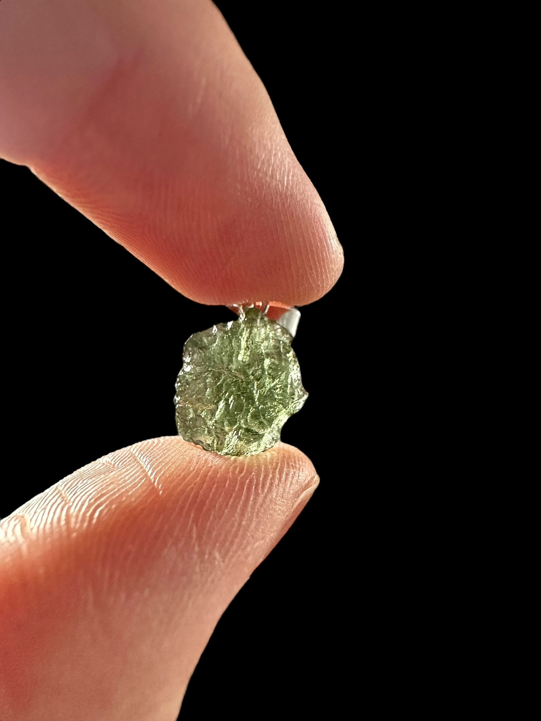 Moldavite pendant - P/V311