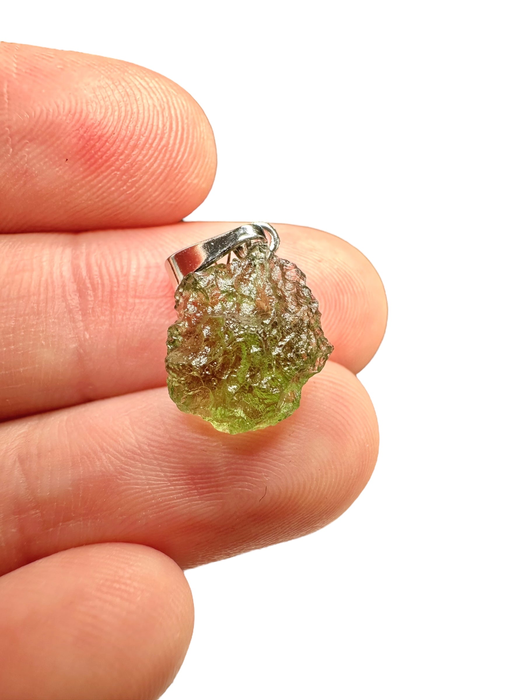 Moldavite pendant