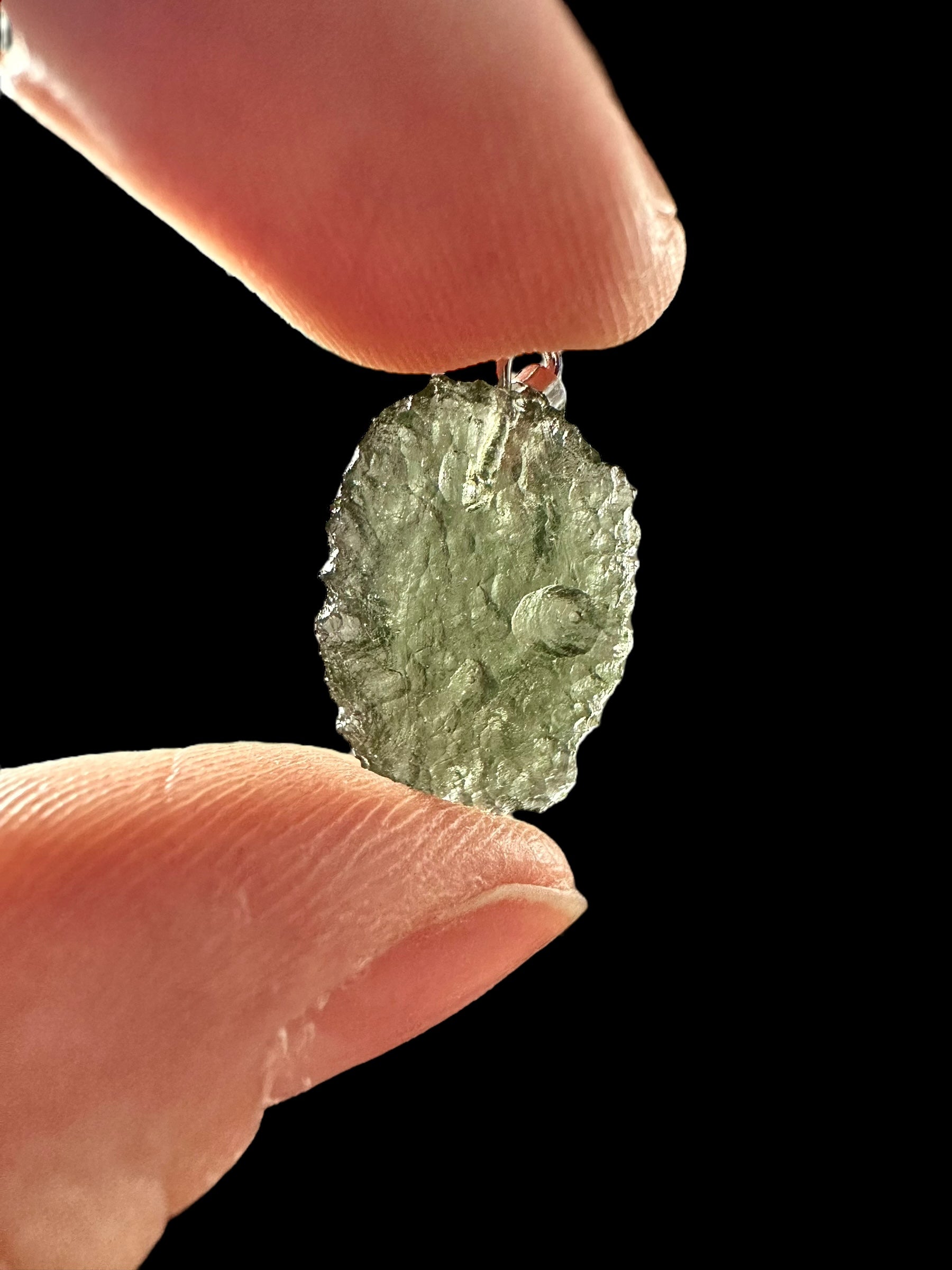 Moldavite pendant - P/V312