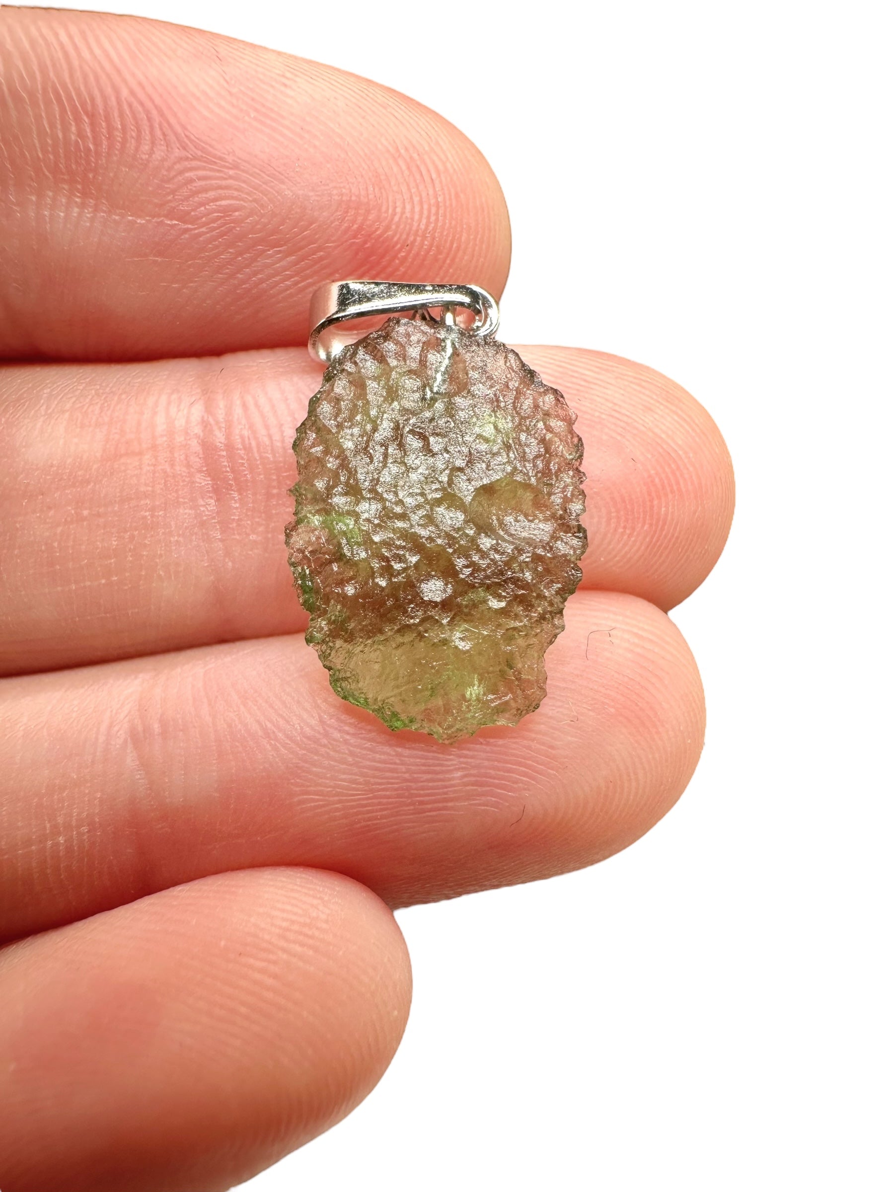 Moldavite pendant