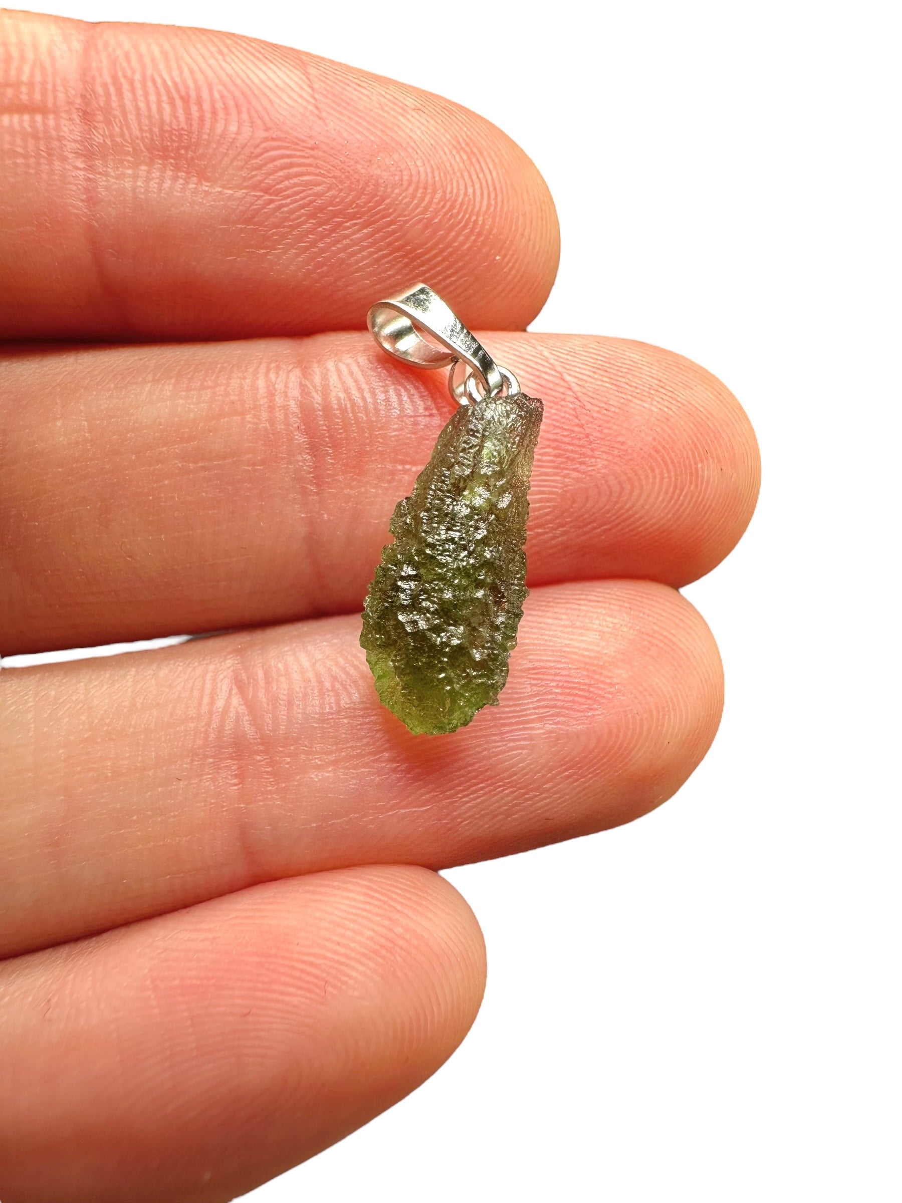 Moldavite pendant