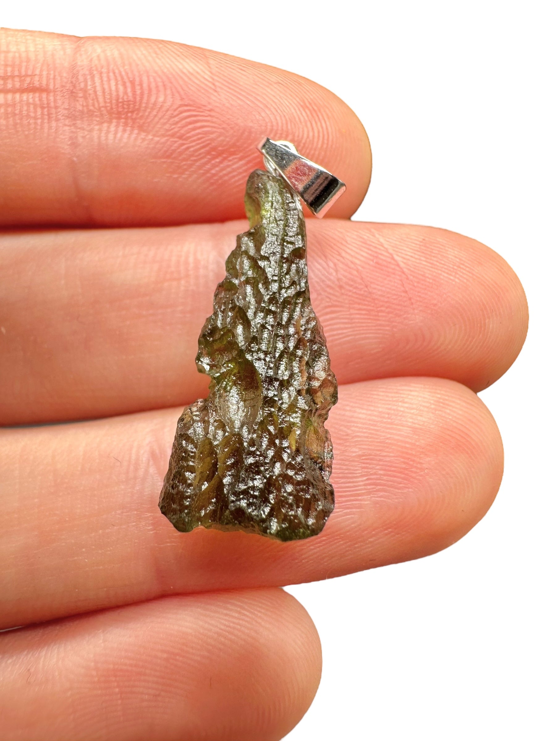 Moldavite pendant - P/V326