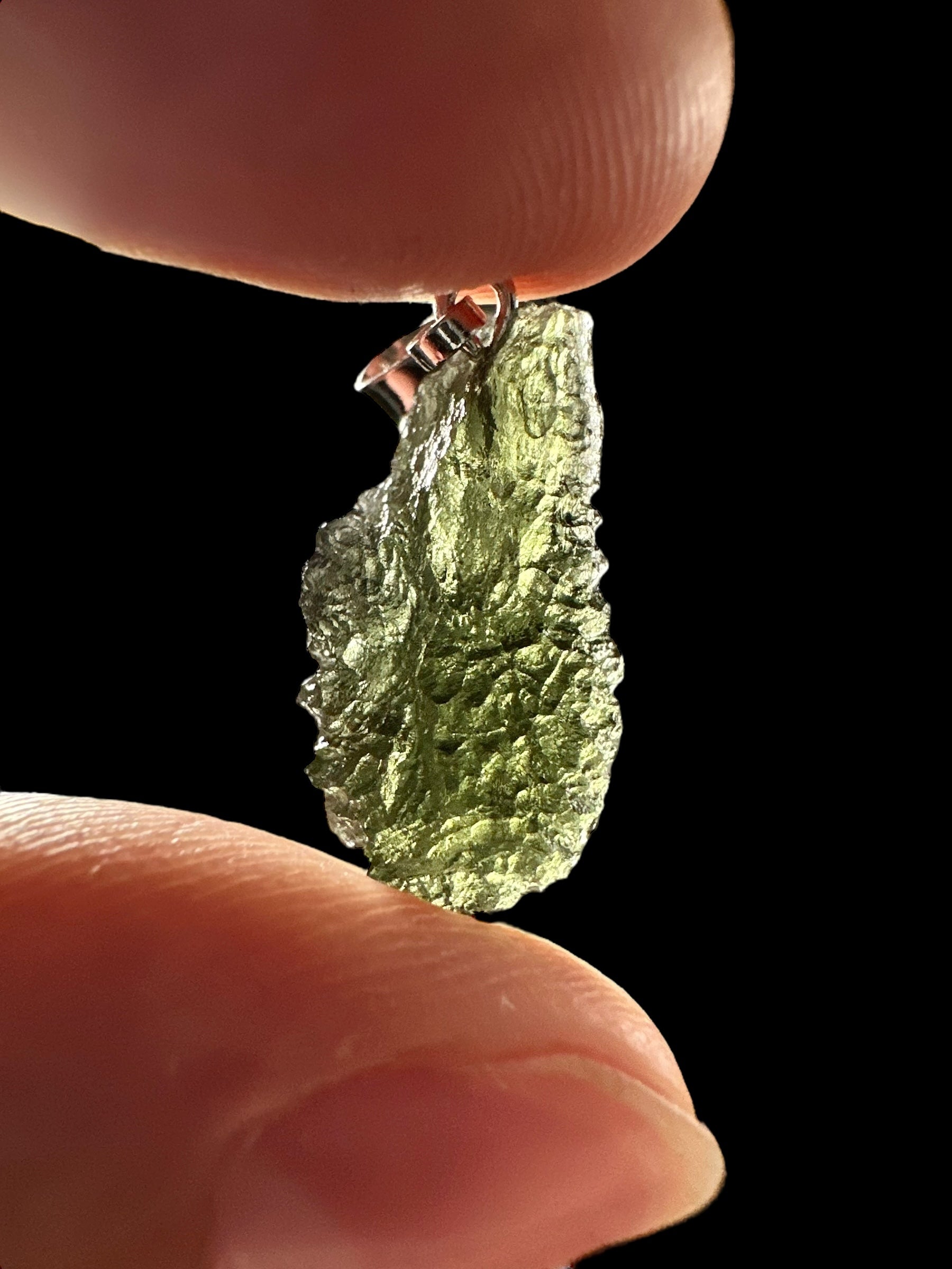Moldavite pendant - P/V329