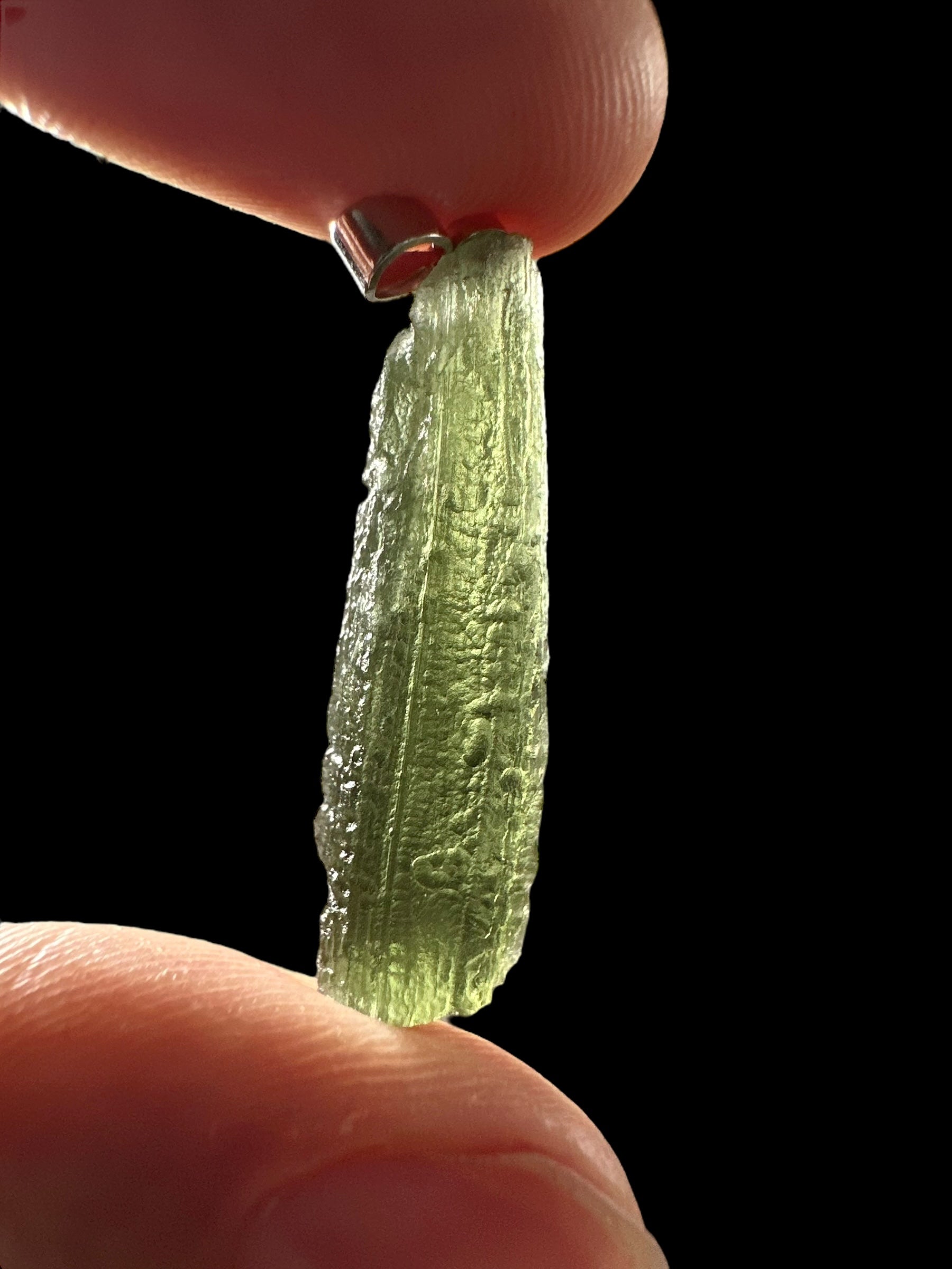 Moldavite pendant - P/V335