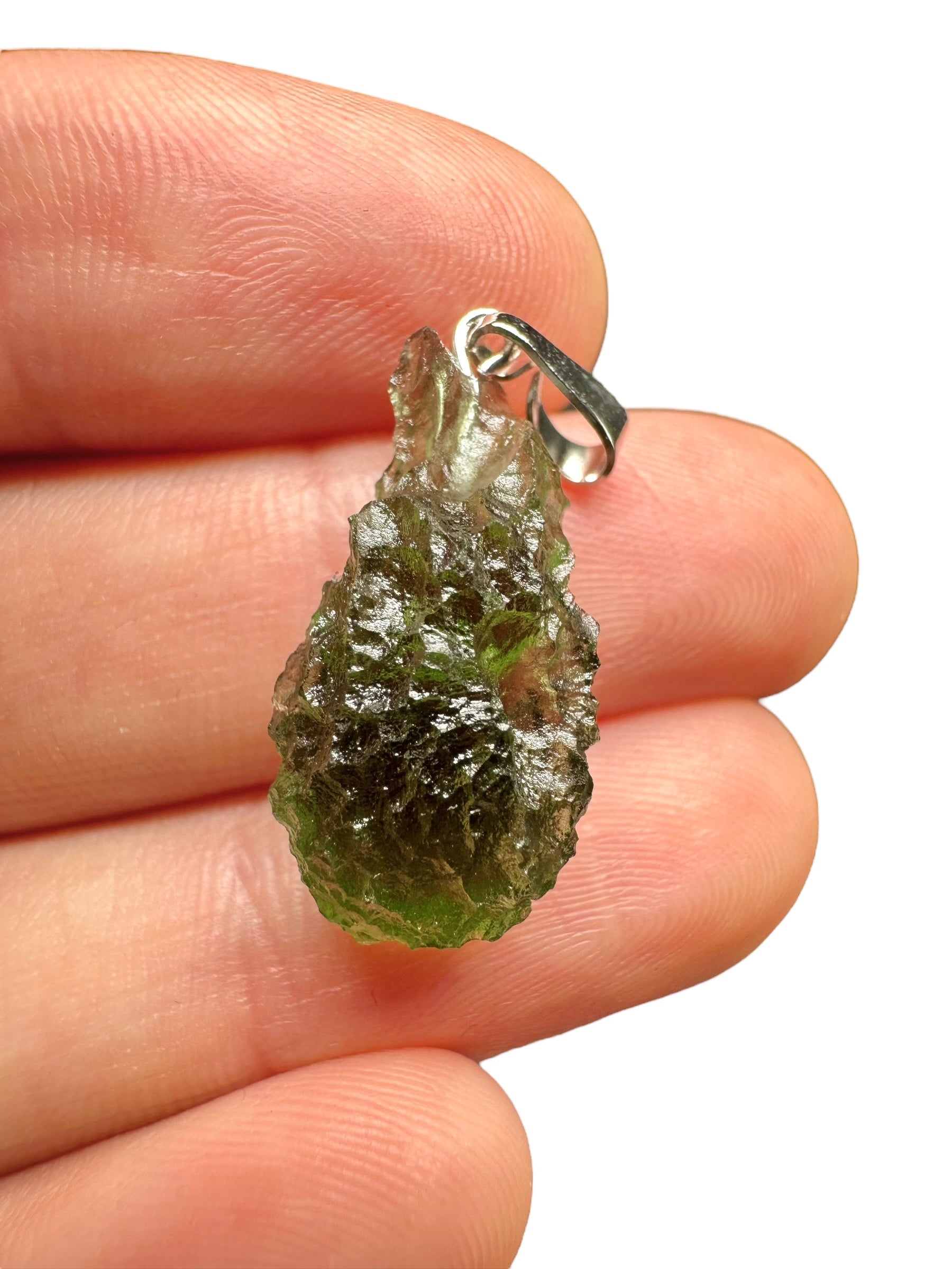 Moldavite pendant - P/V336