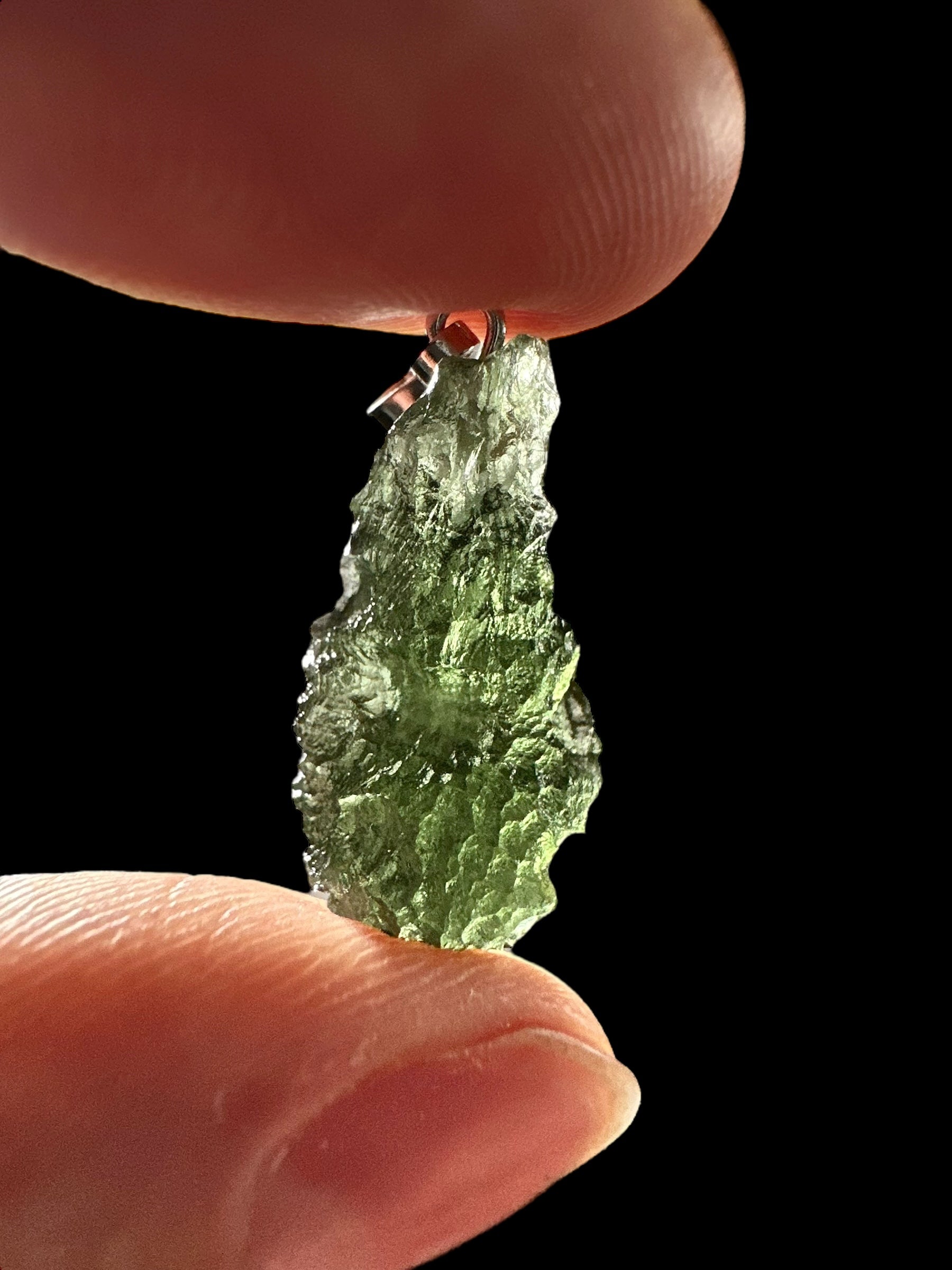 Moldavite pendant - P/V336