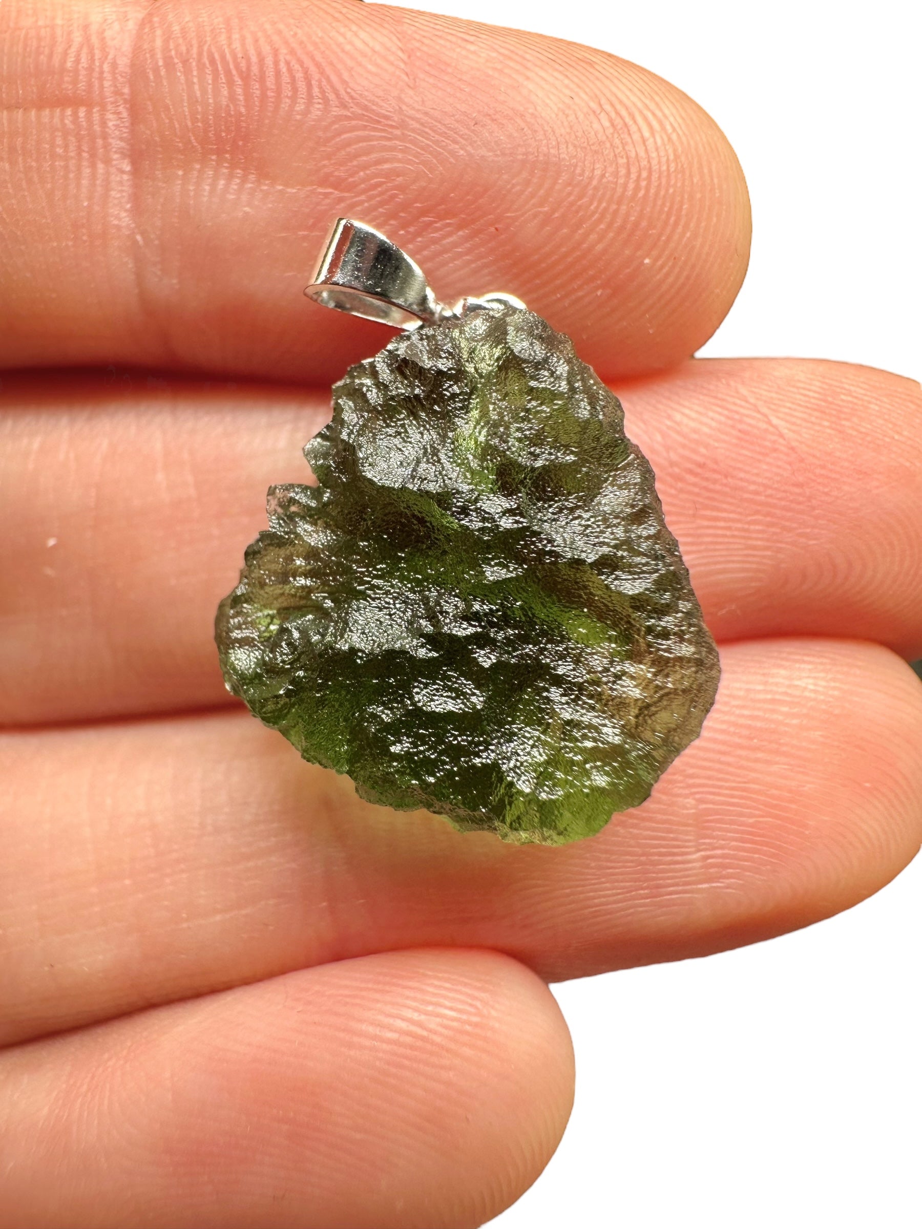 Moldavite pendant - P/V337