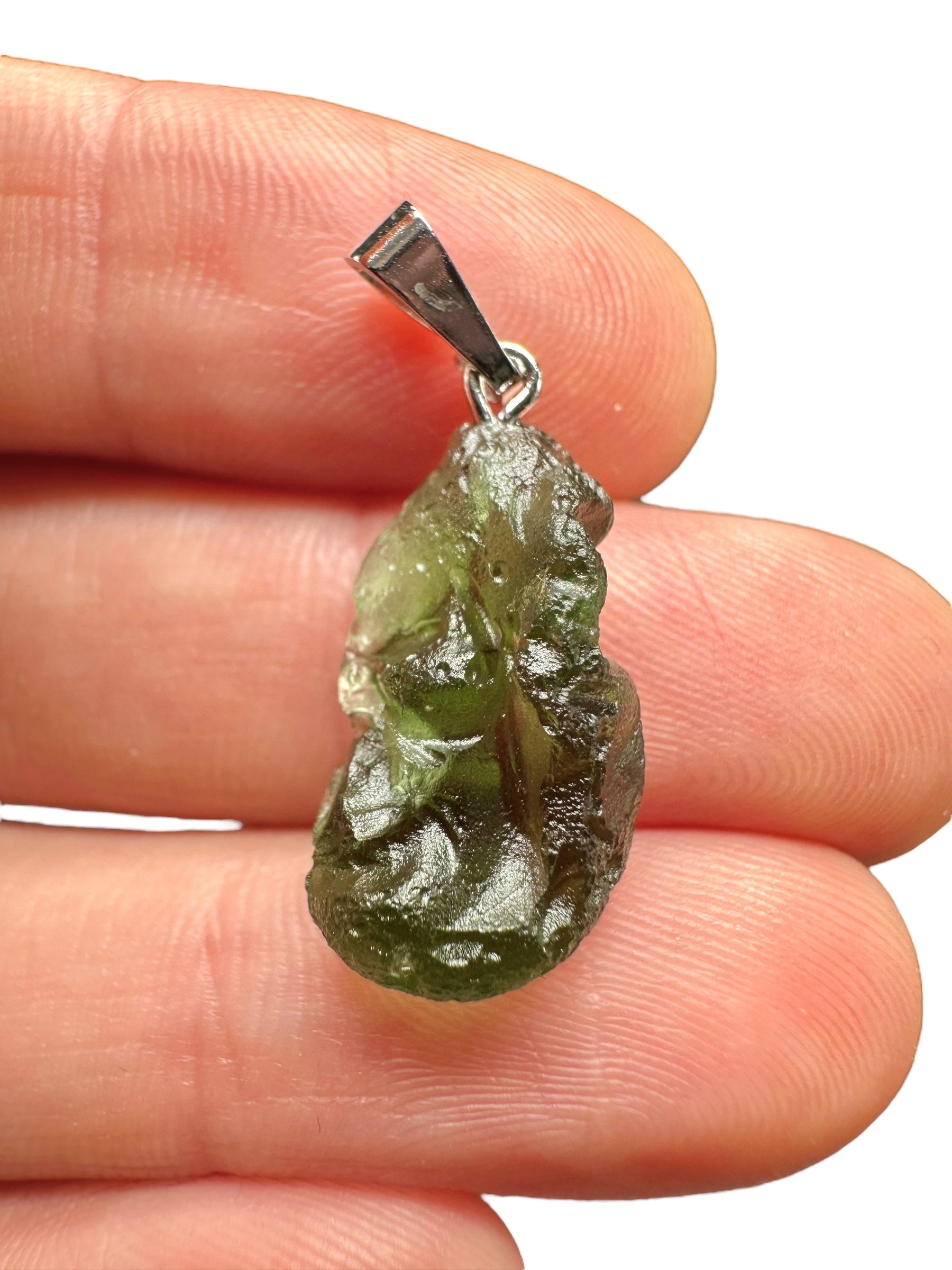 Moldavite pendant - P/V338
