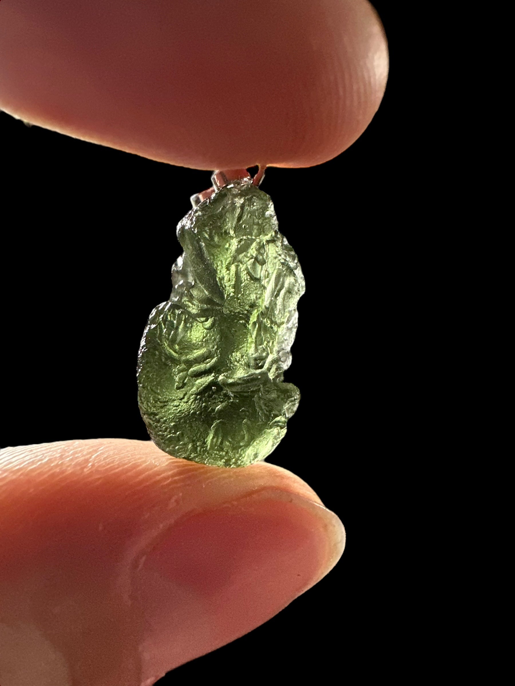 Moldavite pendant - P/V338