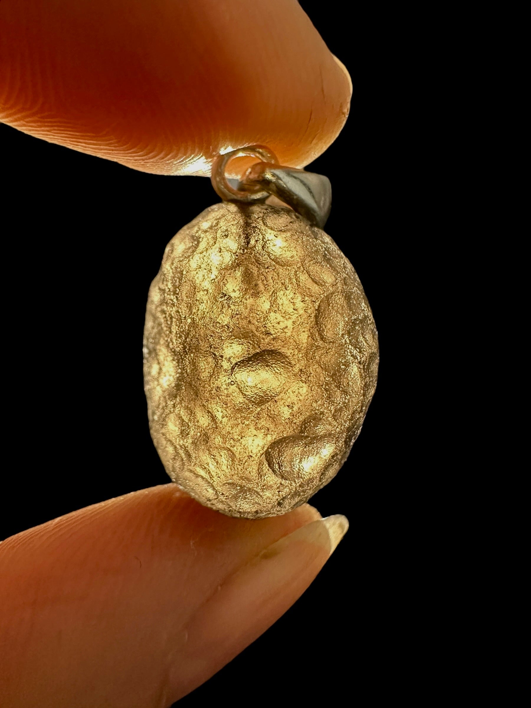 Silver colombianite pendant - SP/K026