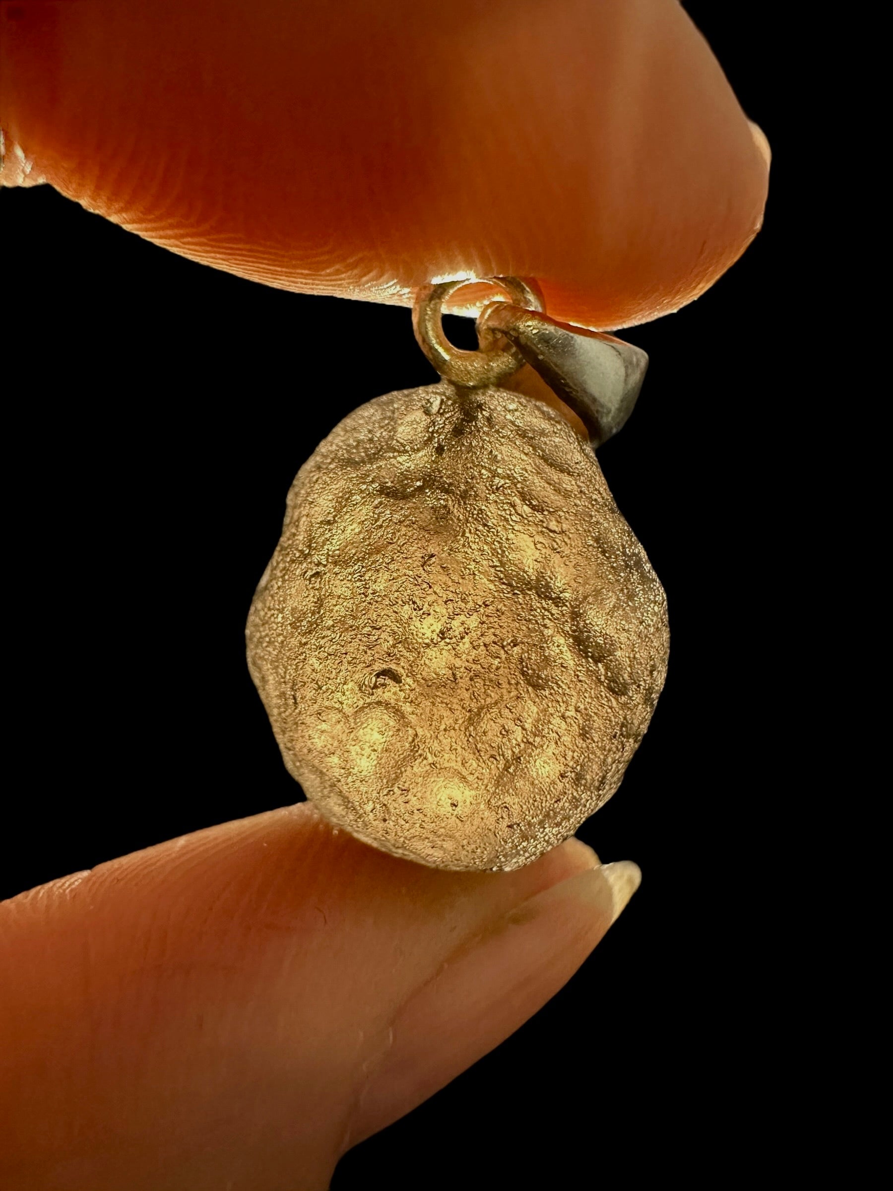 Silver colombianite pendant - SP/K028