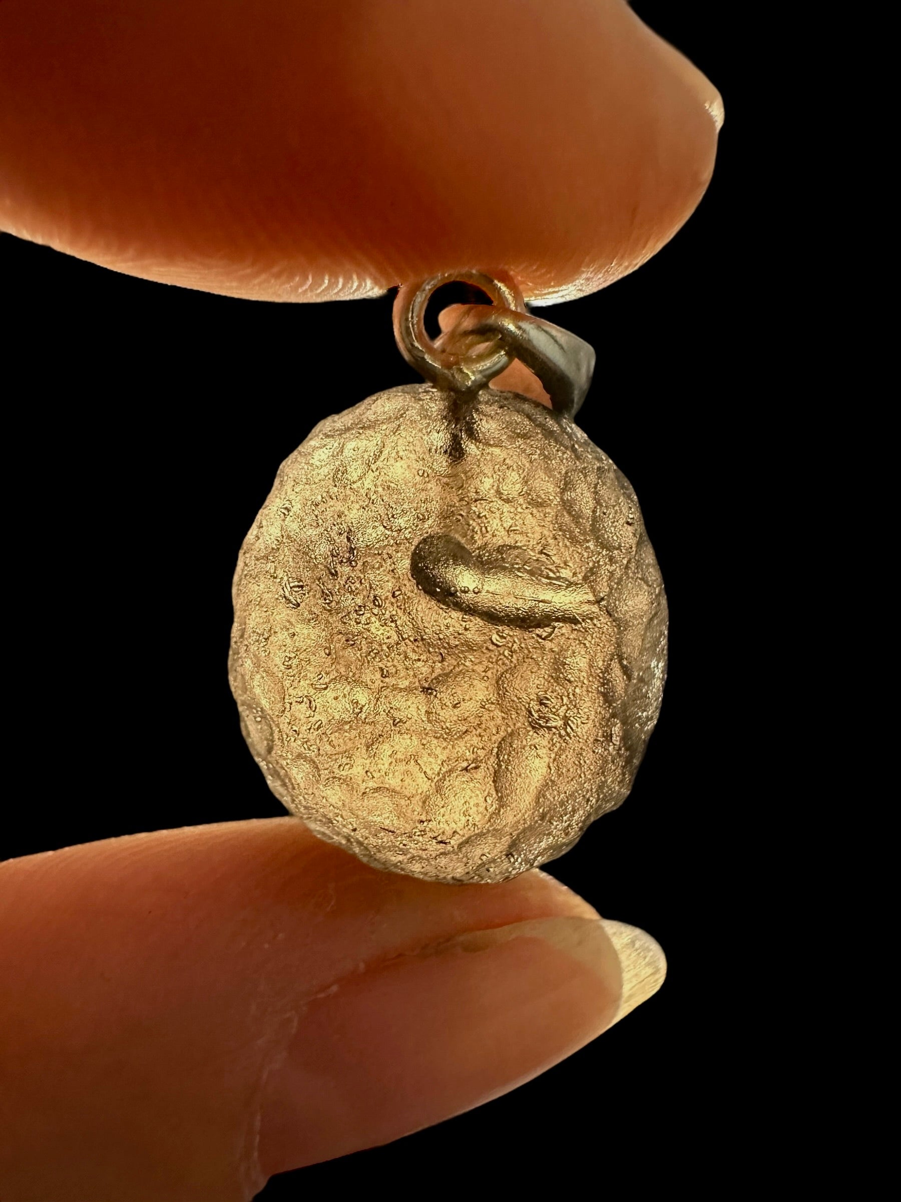 Silver colombianite pendant - SP/K030