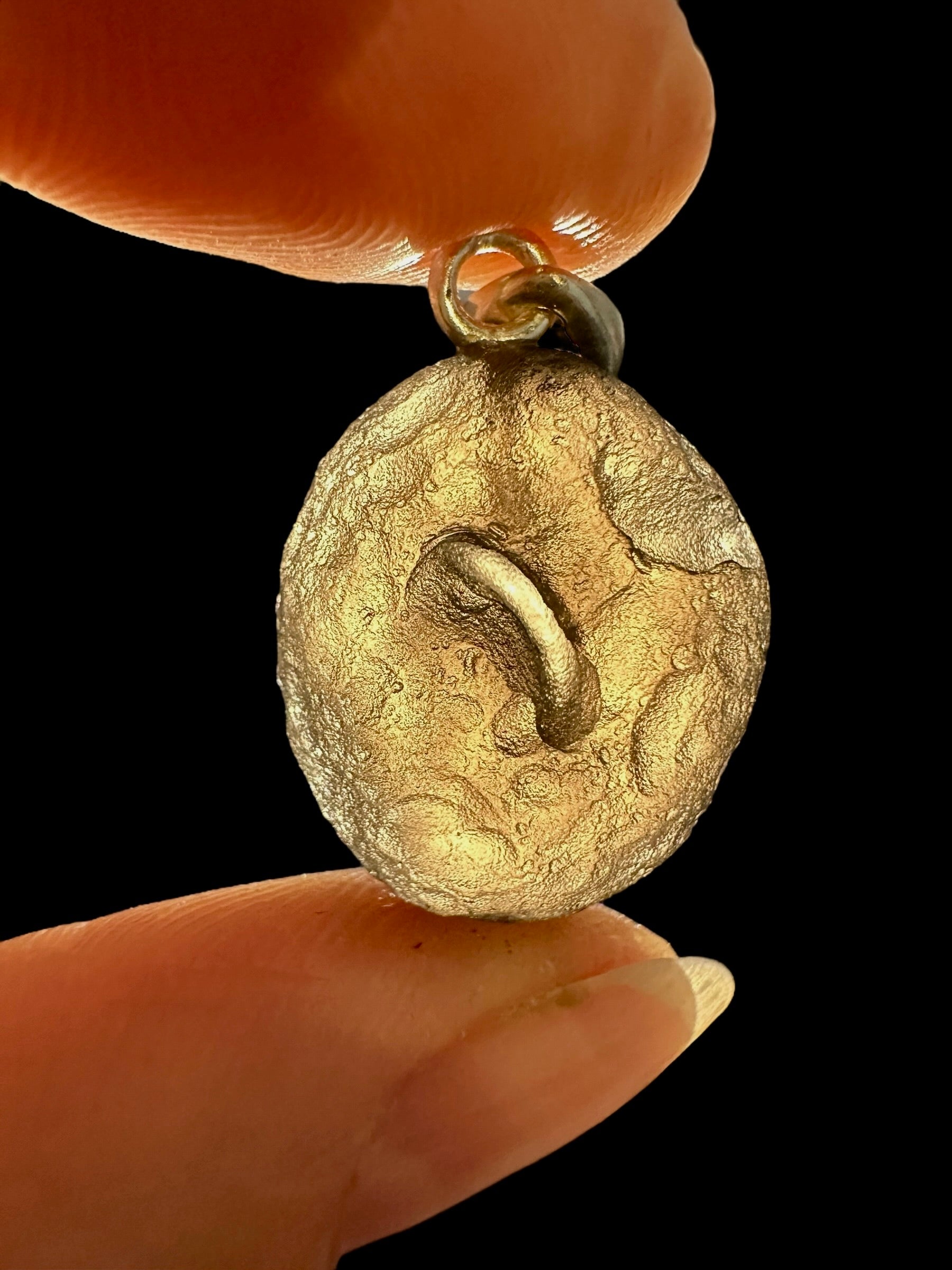 Silver colombianite pendant - SP/K035