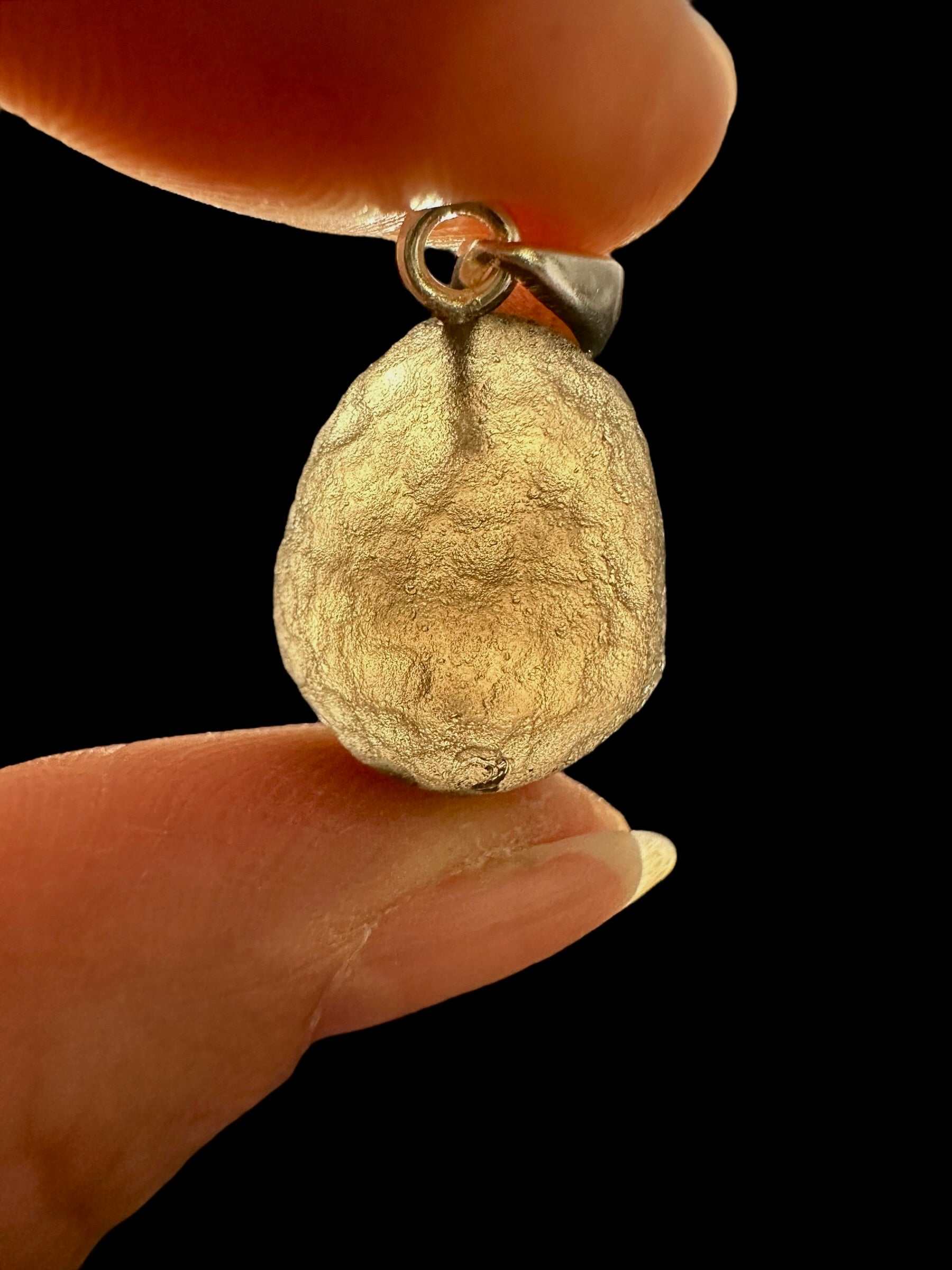 Silver colombianite pendant - SP/K040