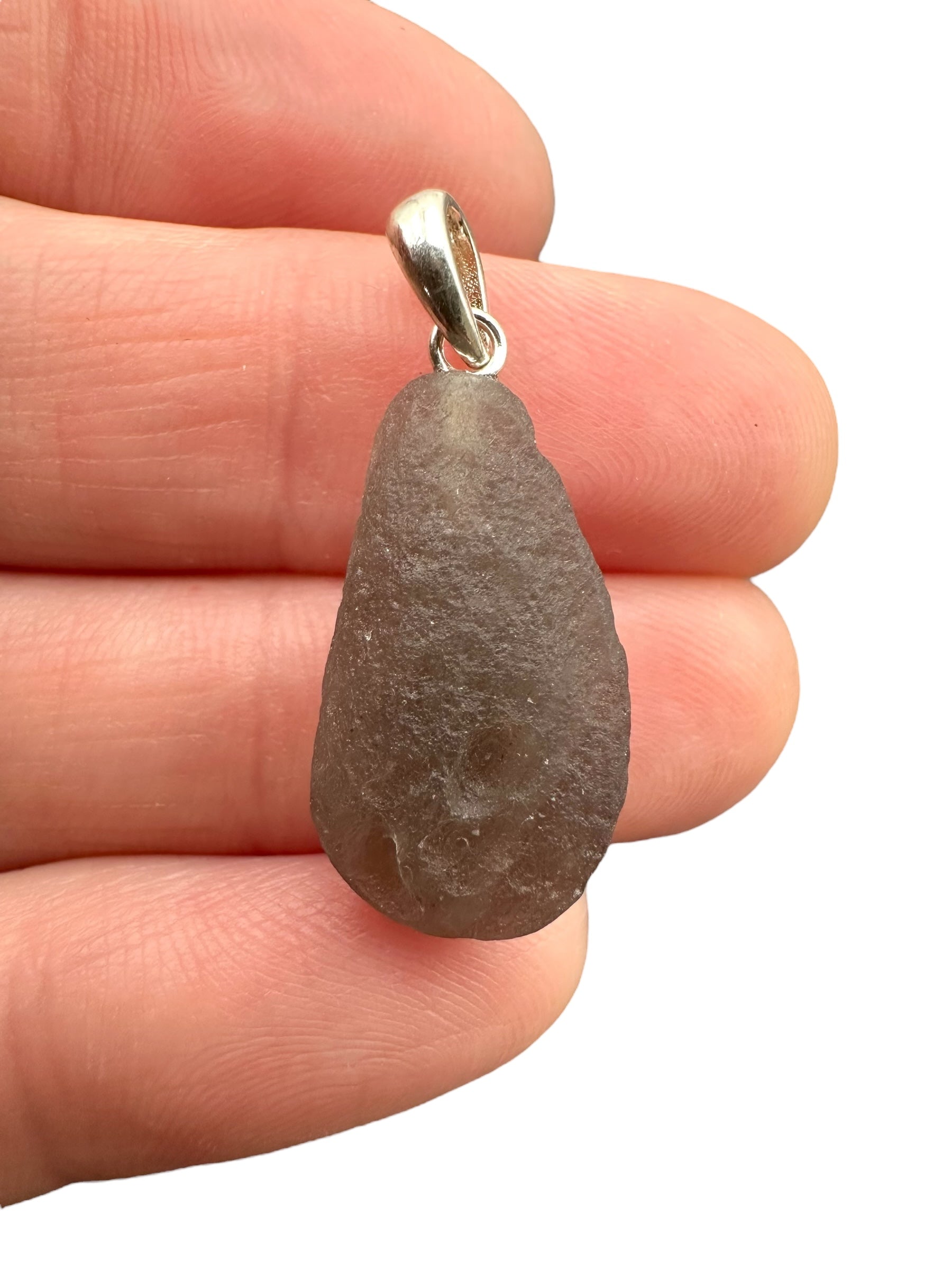 Silver colombianite pendant - SP/K041