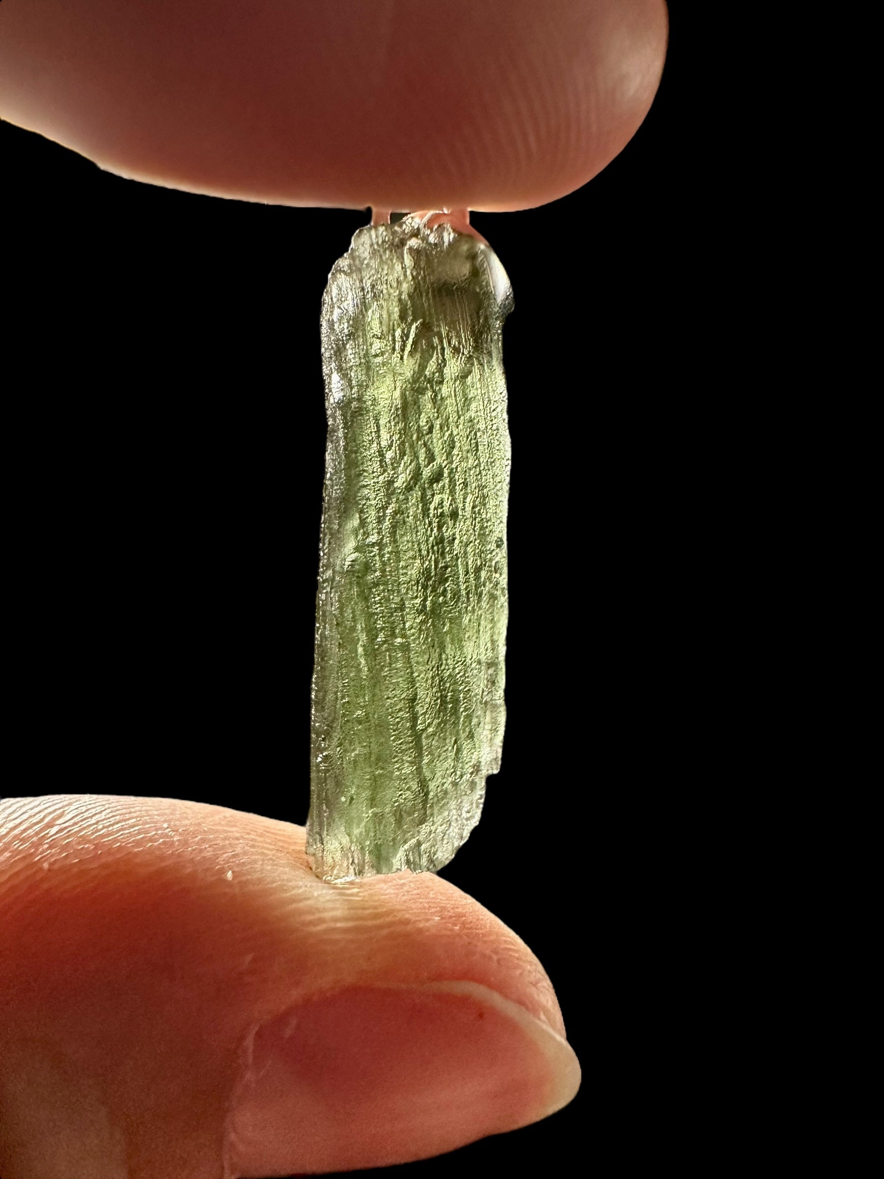 Silver moldavite pendant 2,3g - SP/V390