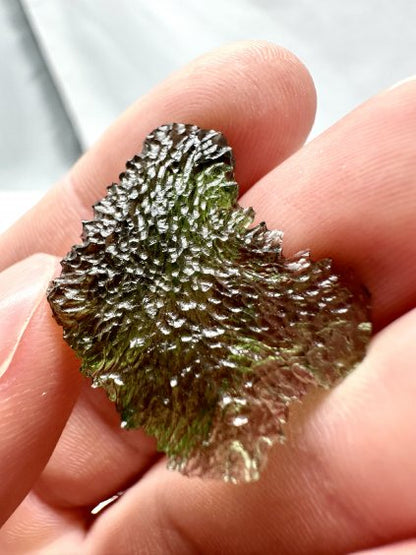 Moldavite Grezza – Maly Chlum – 3,3g - V332