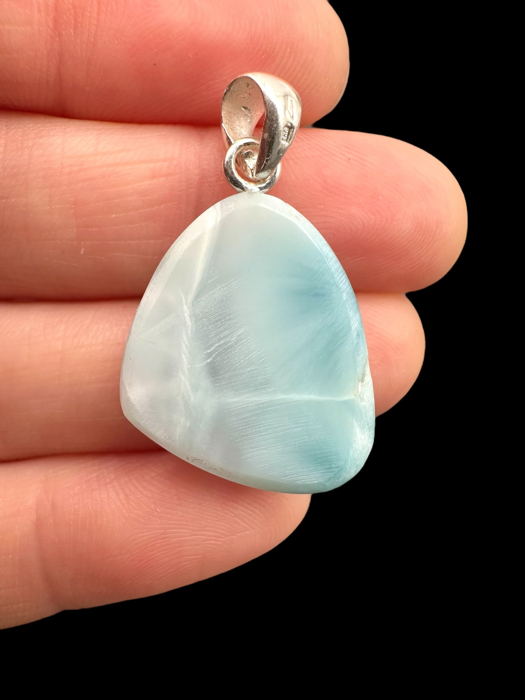 Silver larimar pendant – Dominican Republic - SP/LA018
