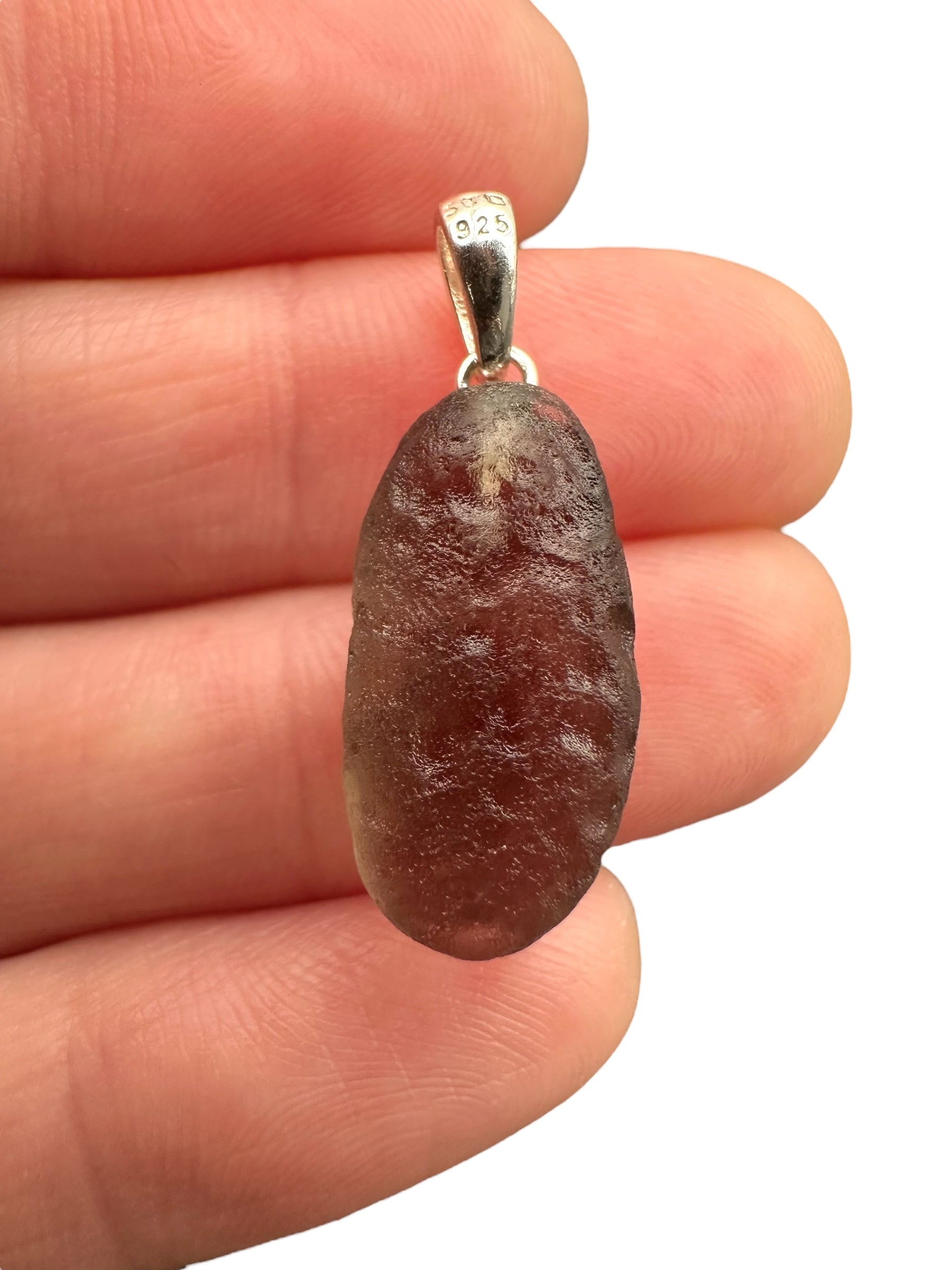 Silver colombianite pendant - SP/K049
