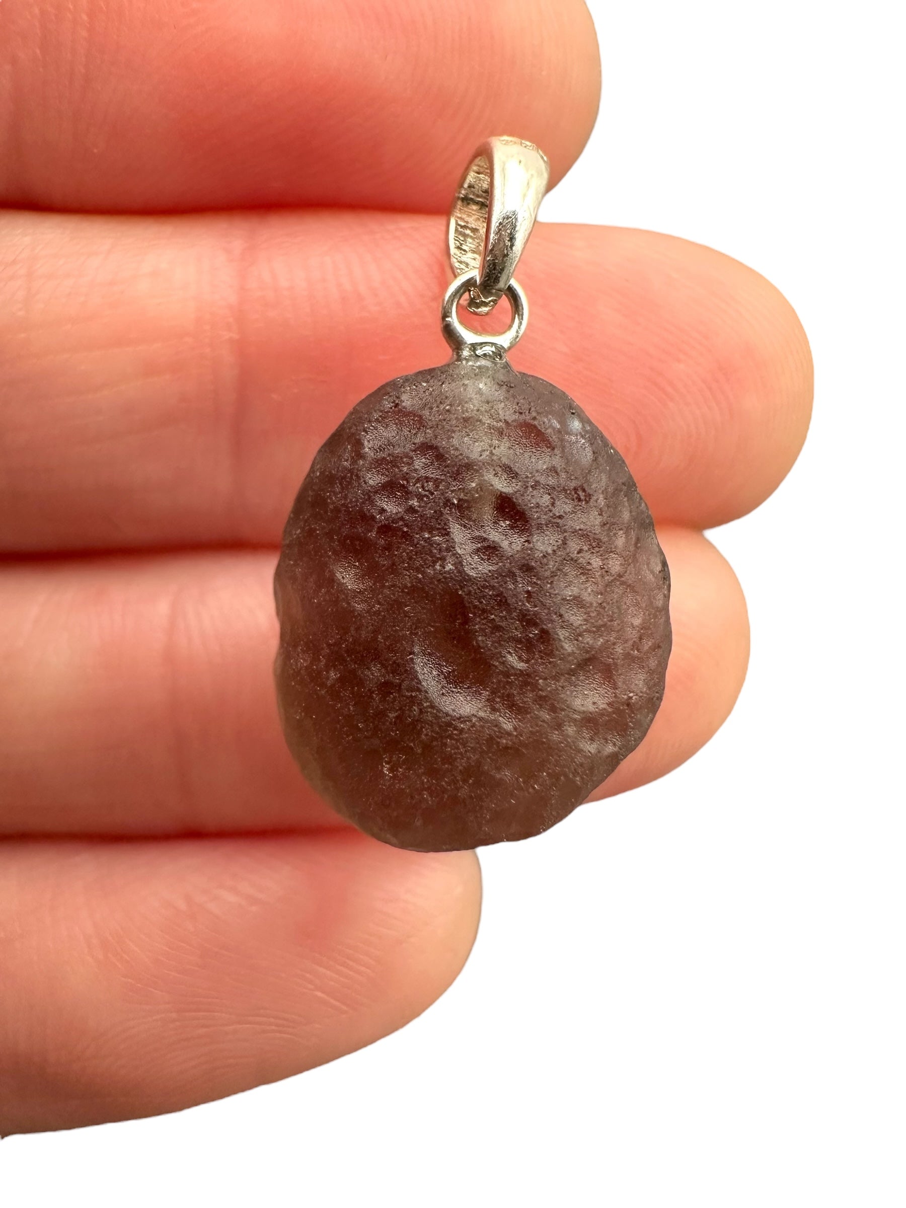 Silver colombianite pendant - SP/K050