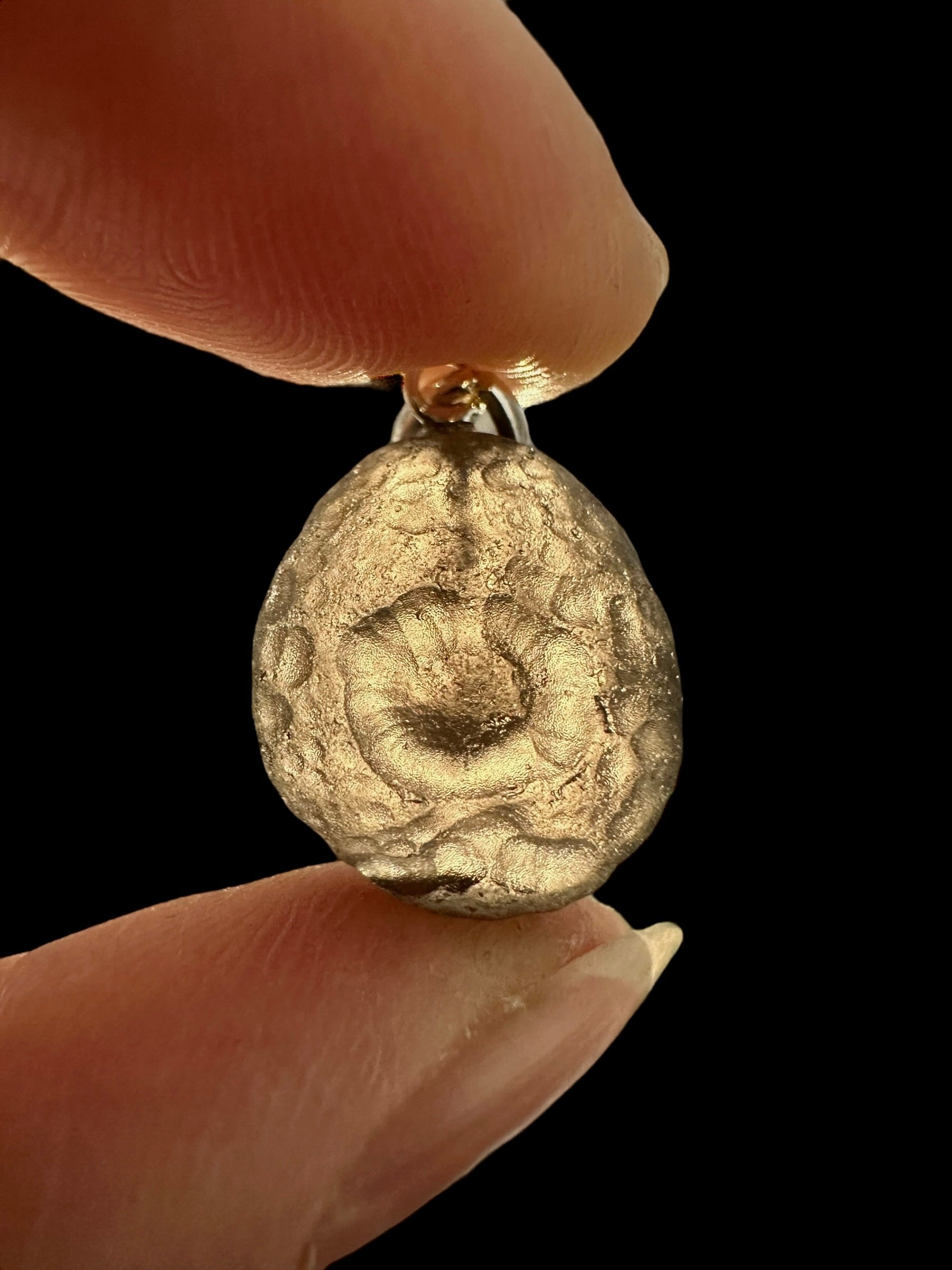Silver colombianite pendant - SP/K050
