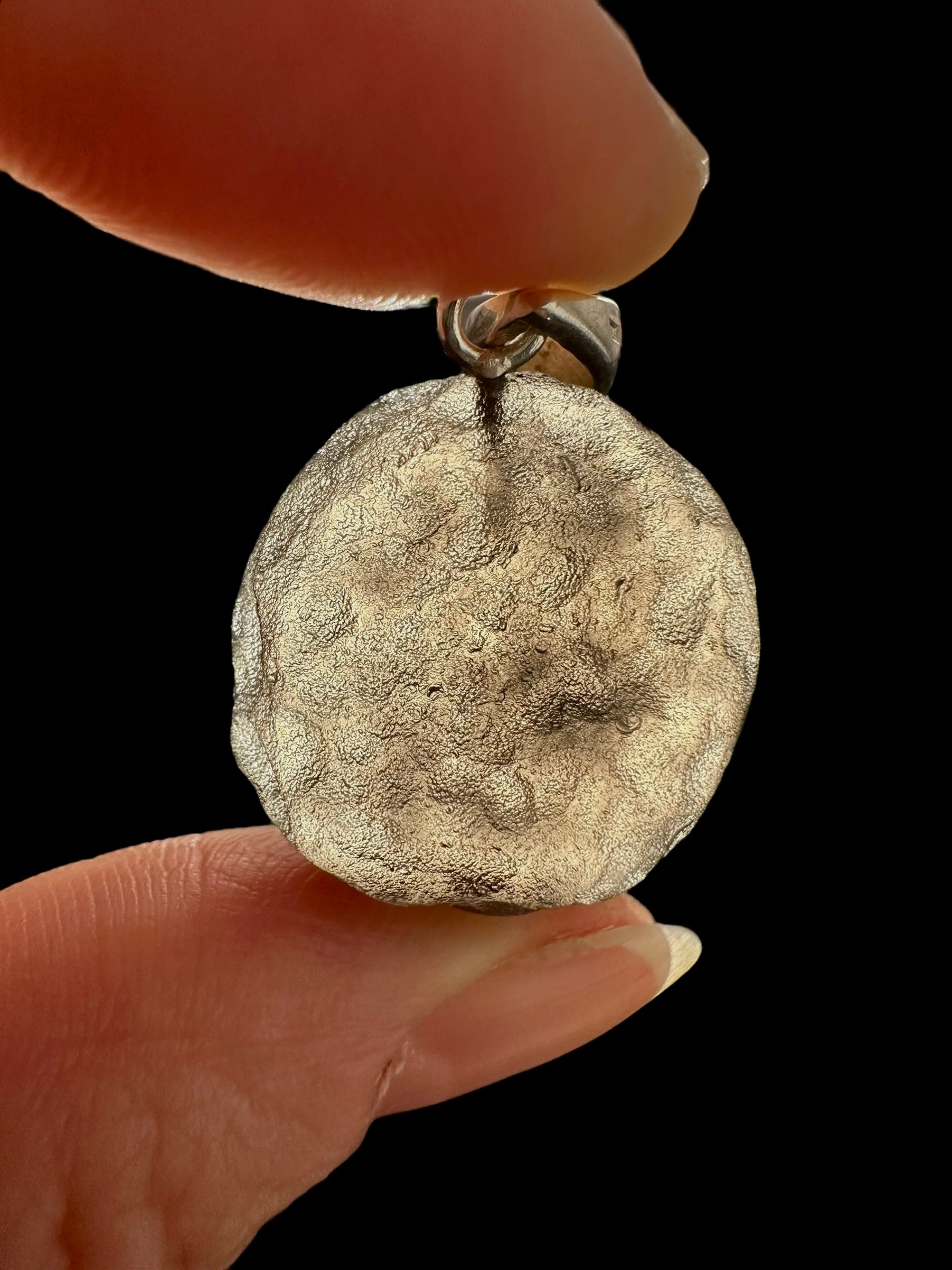 Silver colombianite pendant - SP/K052