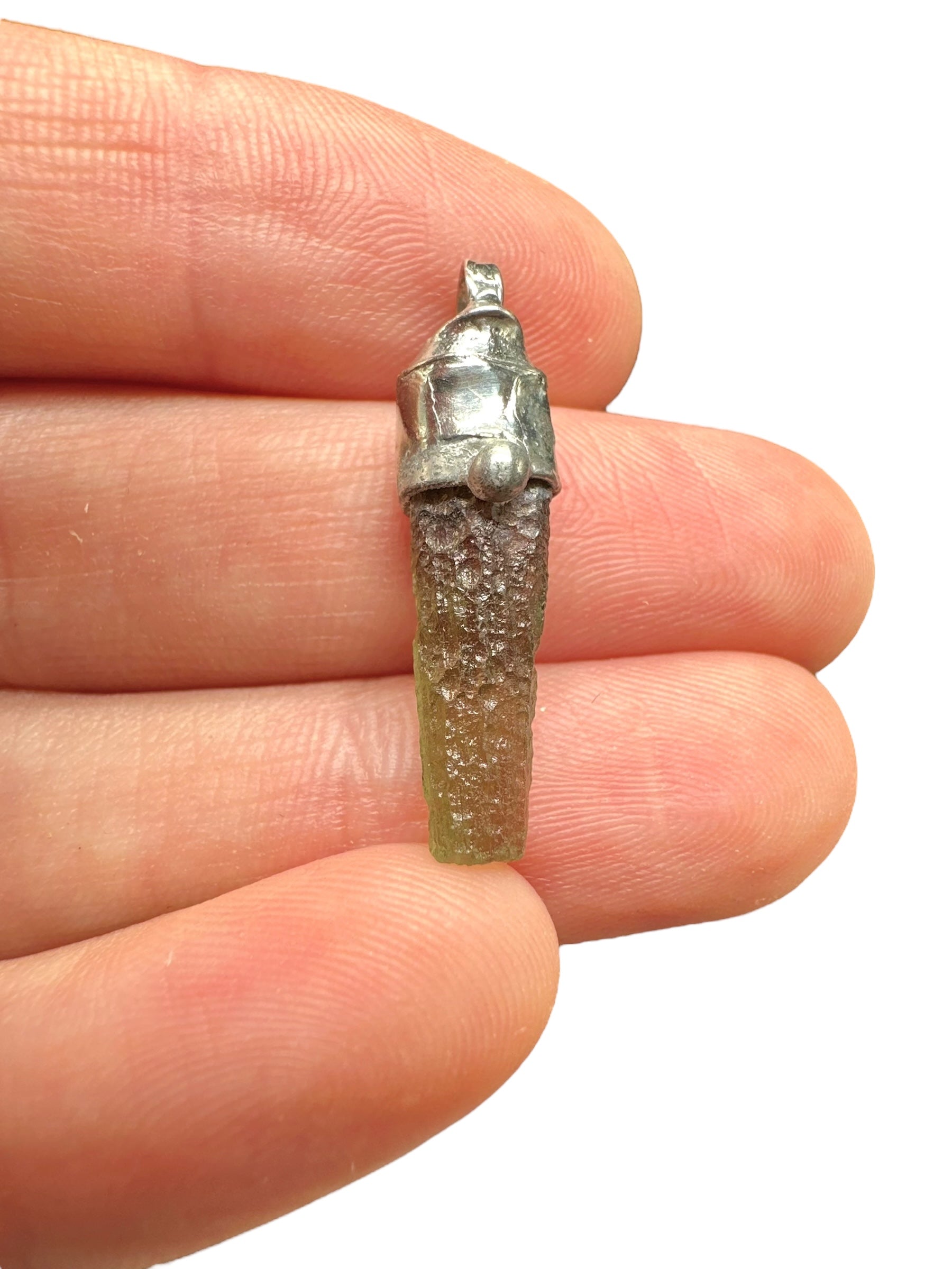 Moldavite pendant