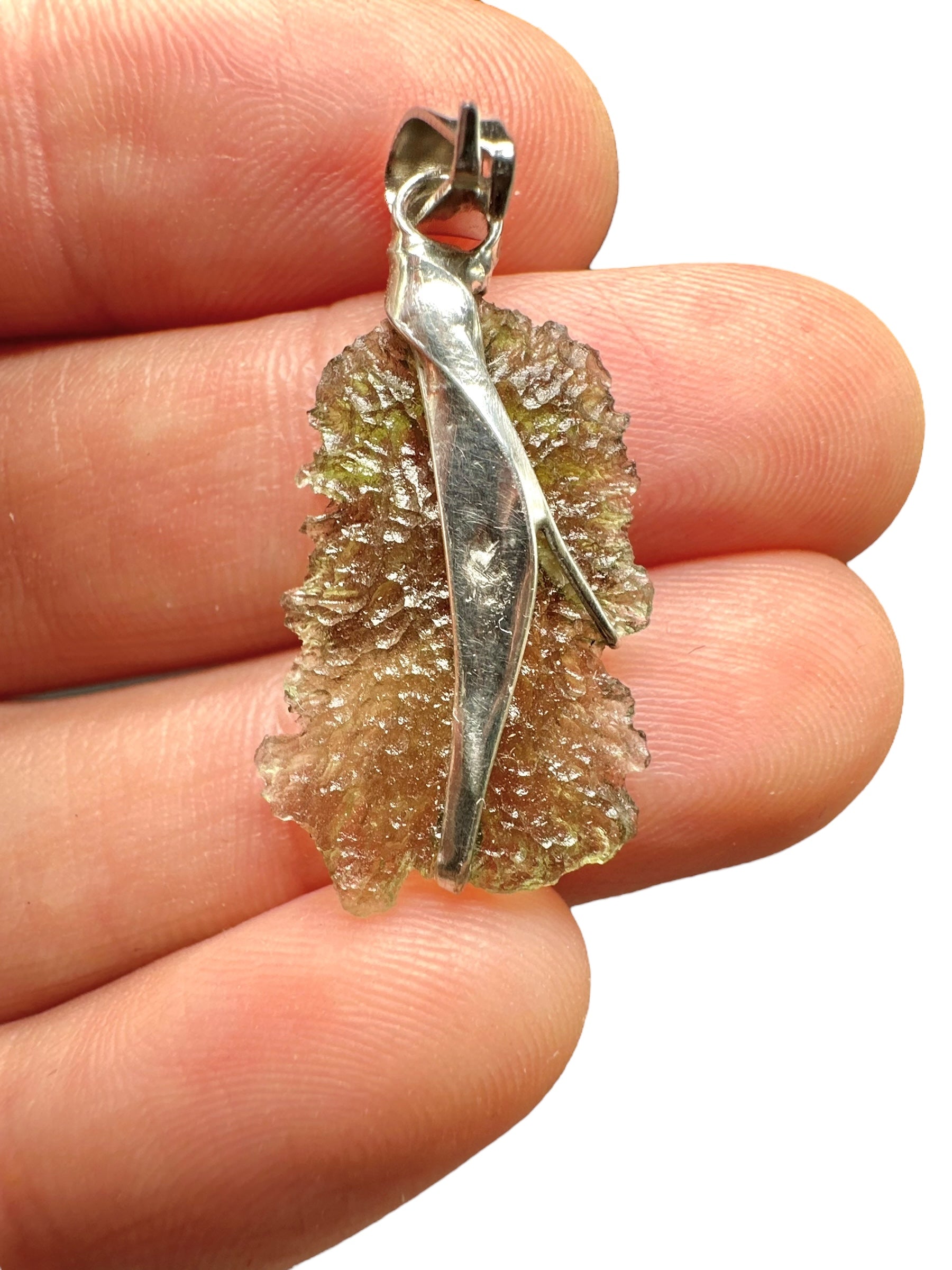 Moldavite pendant