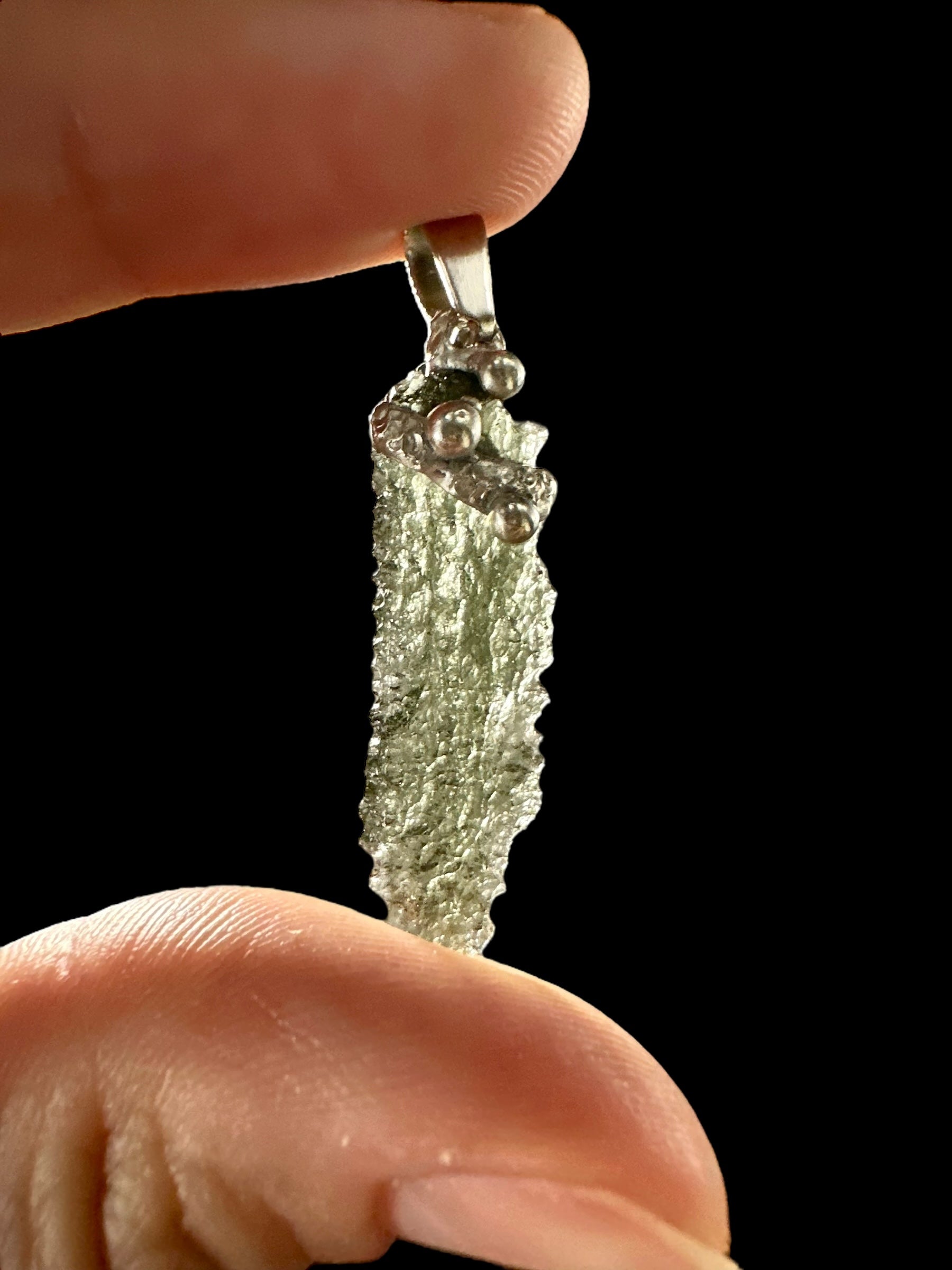 Moldavite pendant - P/V054