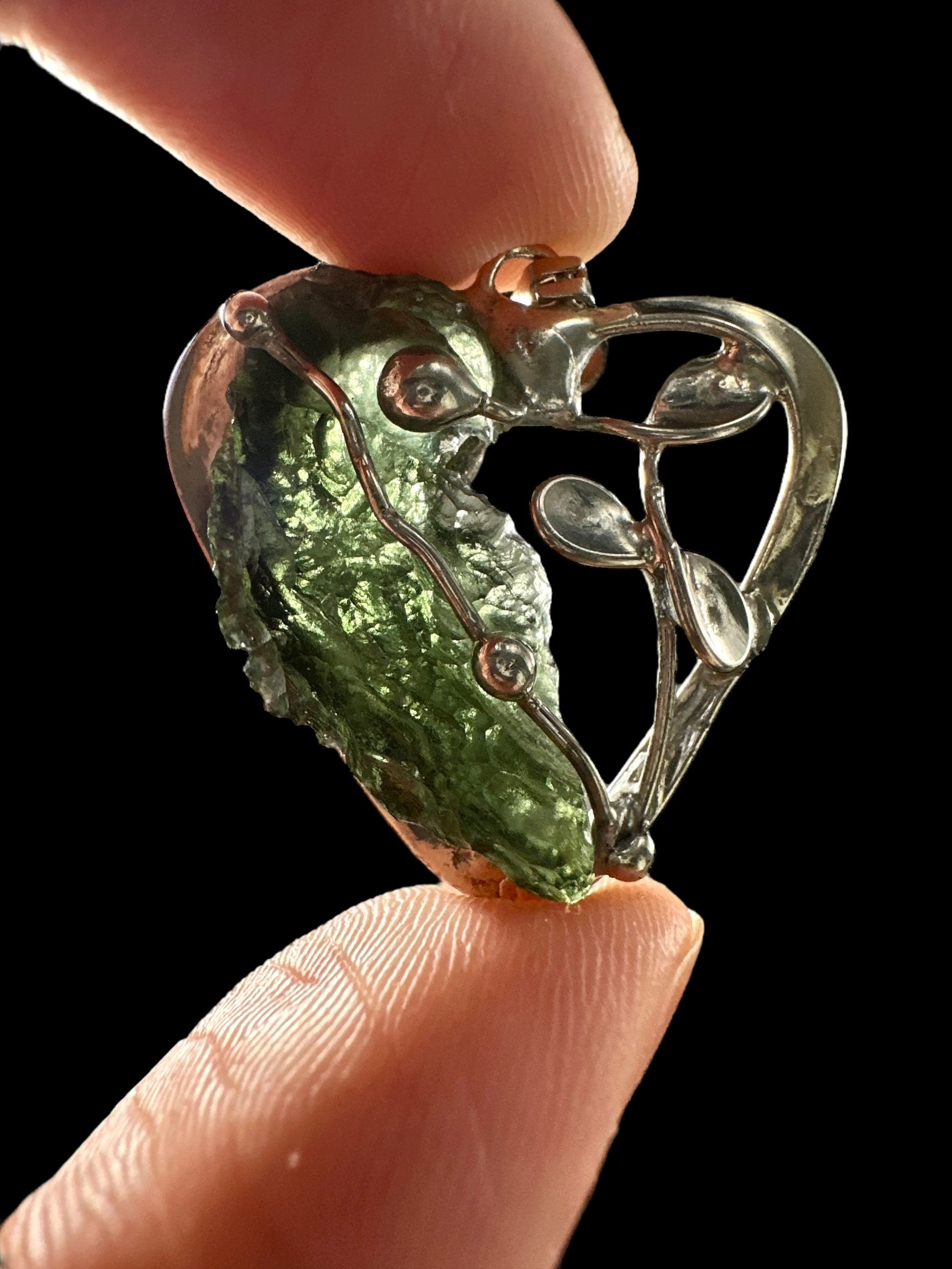 Moldavite pendant - P/V055