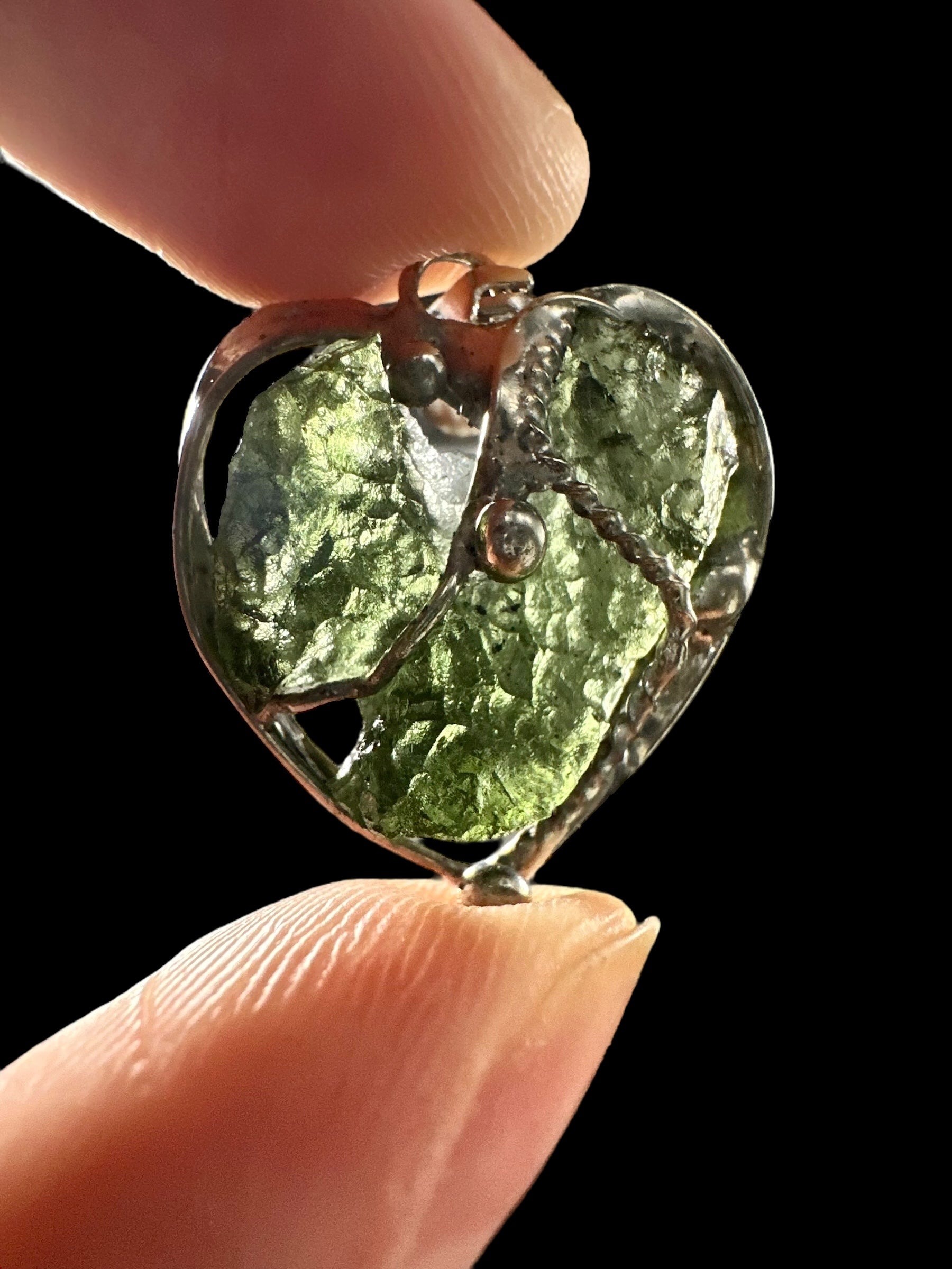 Moldavite pendant - P/V062