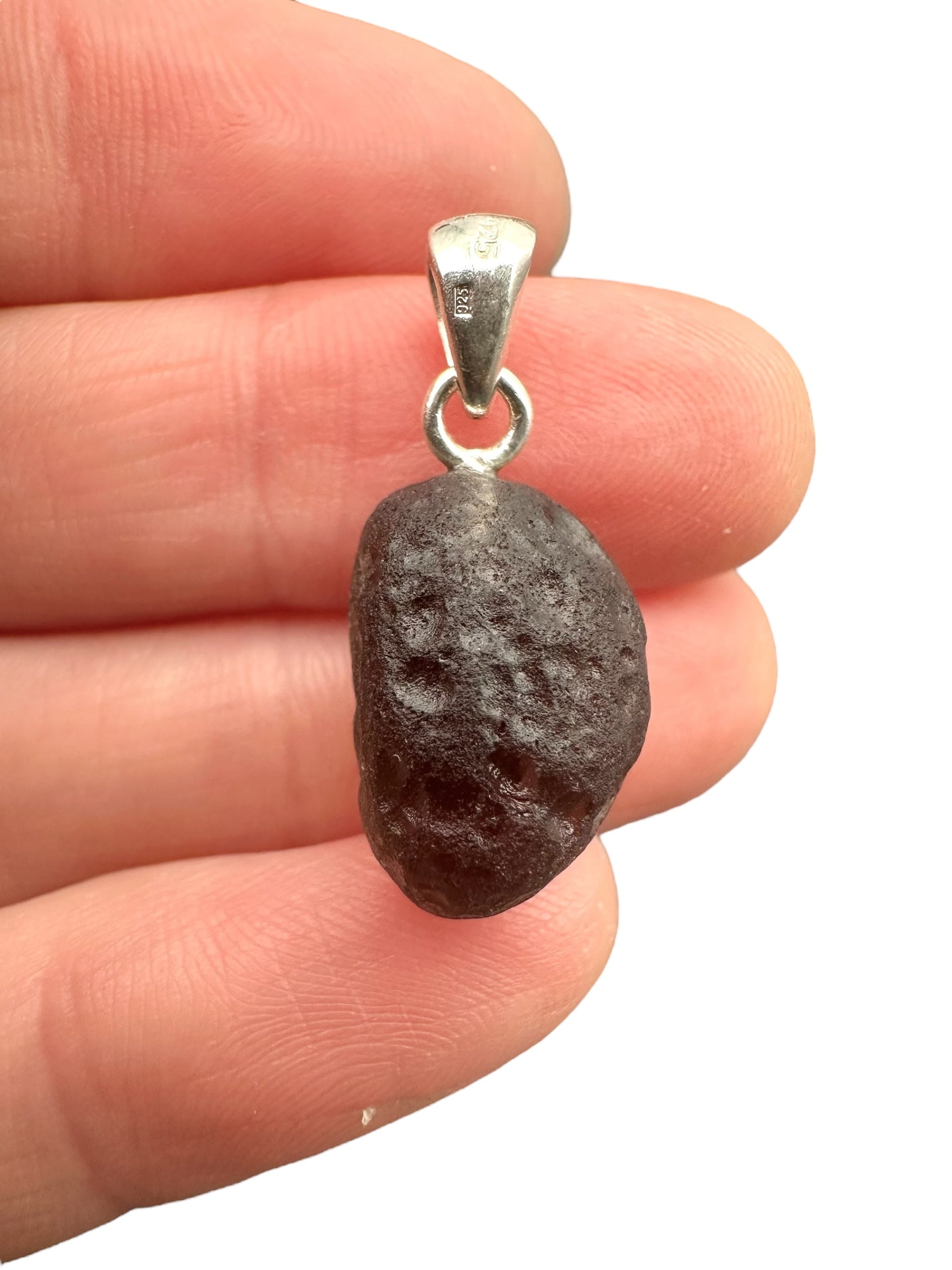 Silver colombianite pendant - SP/K058